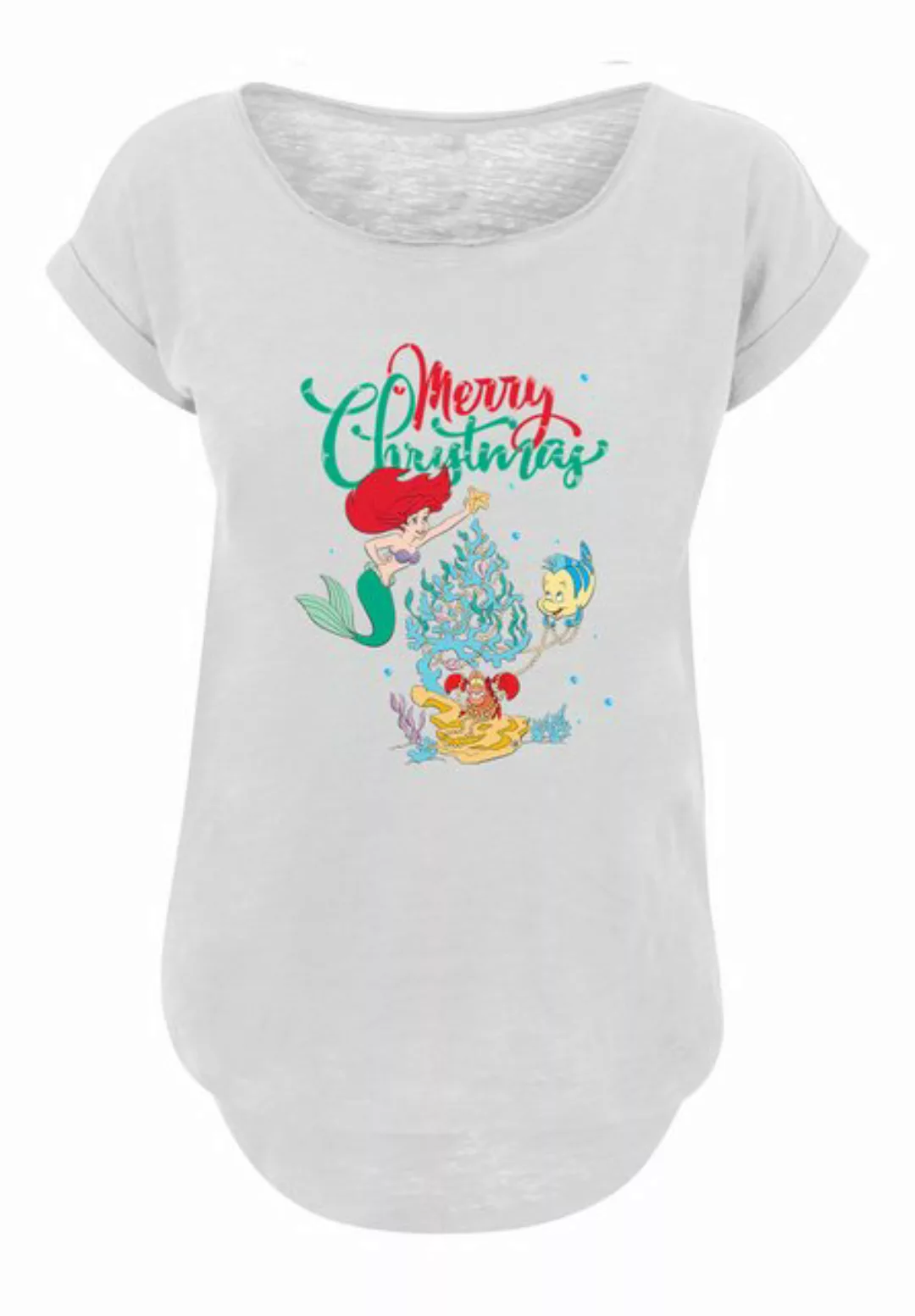 F4NT4STIC T-Shirt Disney Arielle die Meerjungfrau Merry Christmas Print günstig online kaufen