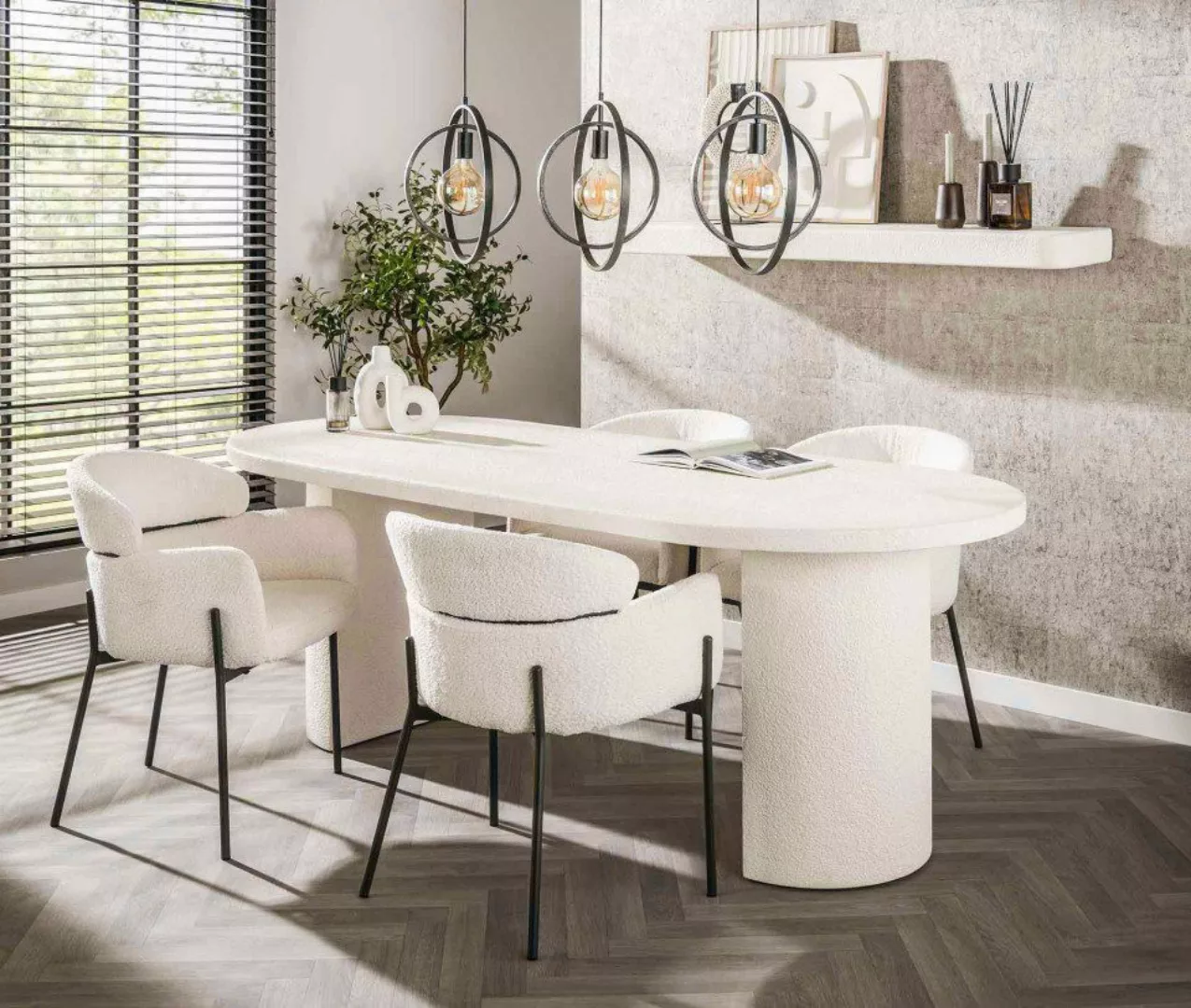 LEVEN Lifestyle Esstisch ASTONE oval aus günstig online kaufen