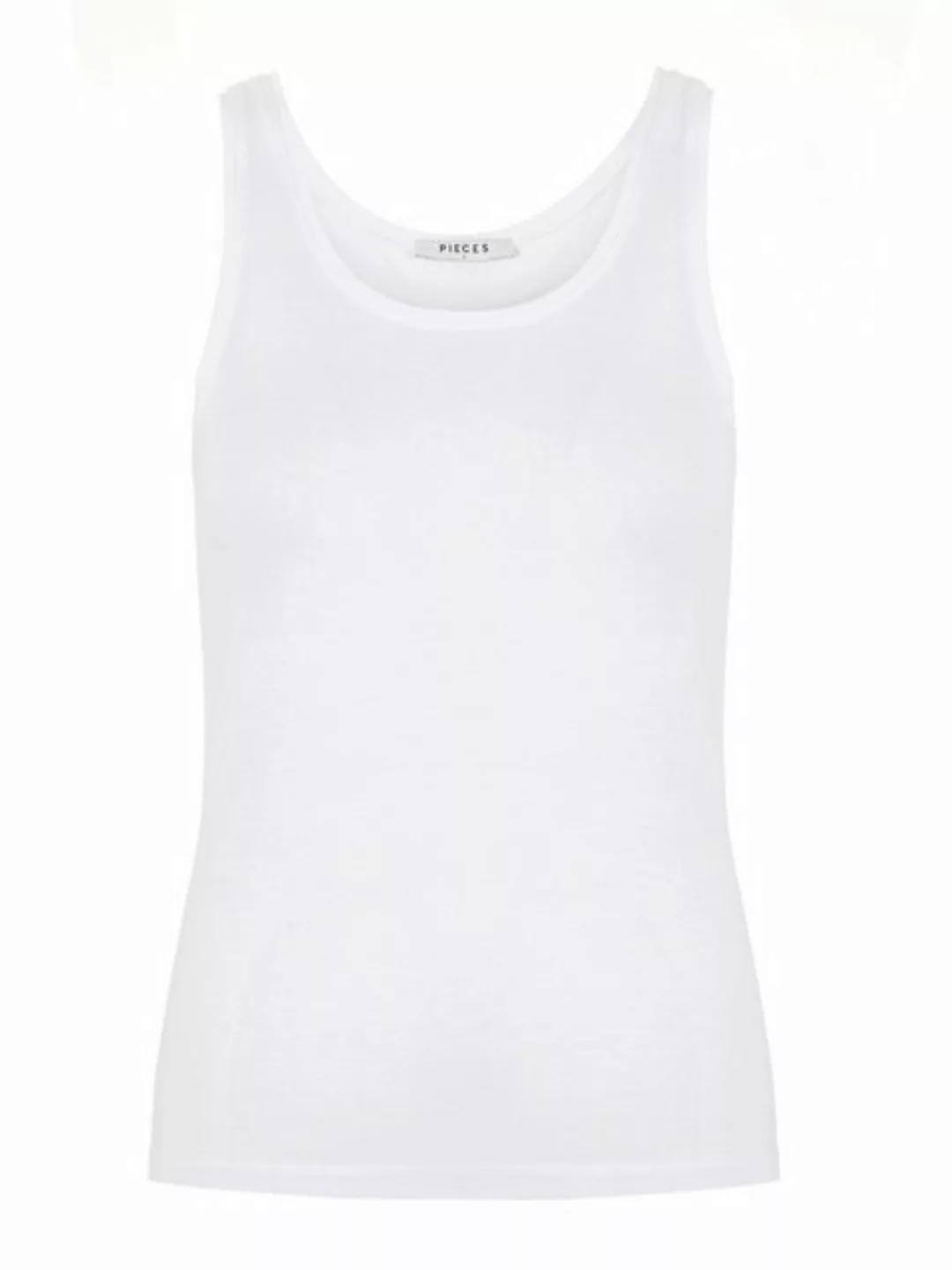 Pieces Sirene Ärmelloses T-shirt XL Bright White günstig online kaufen