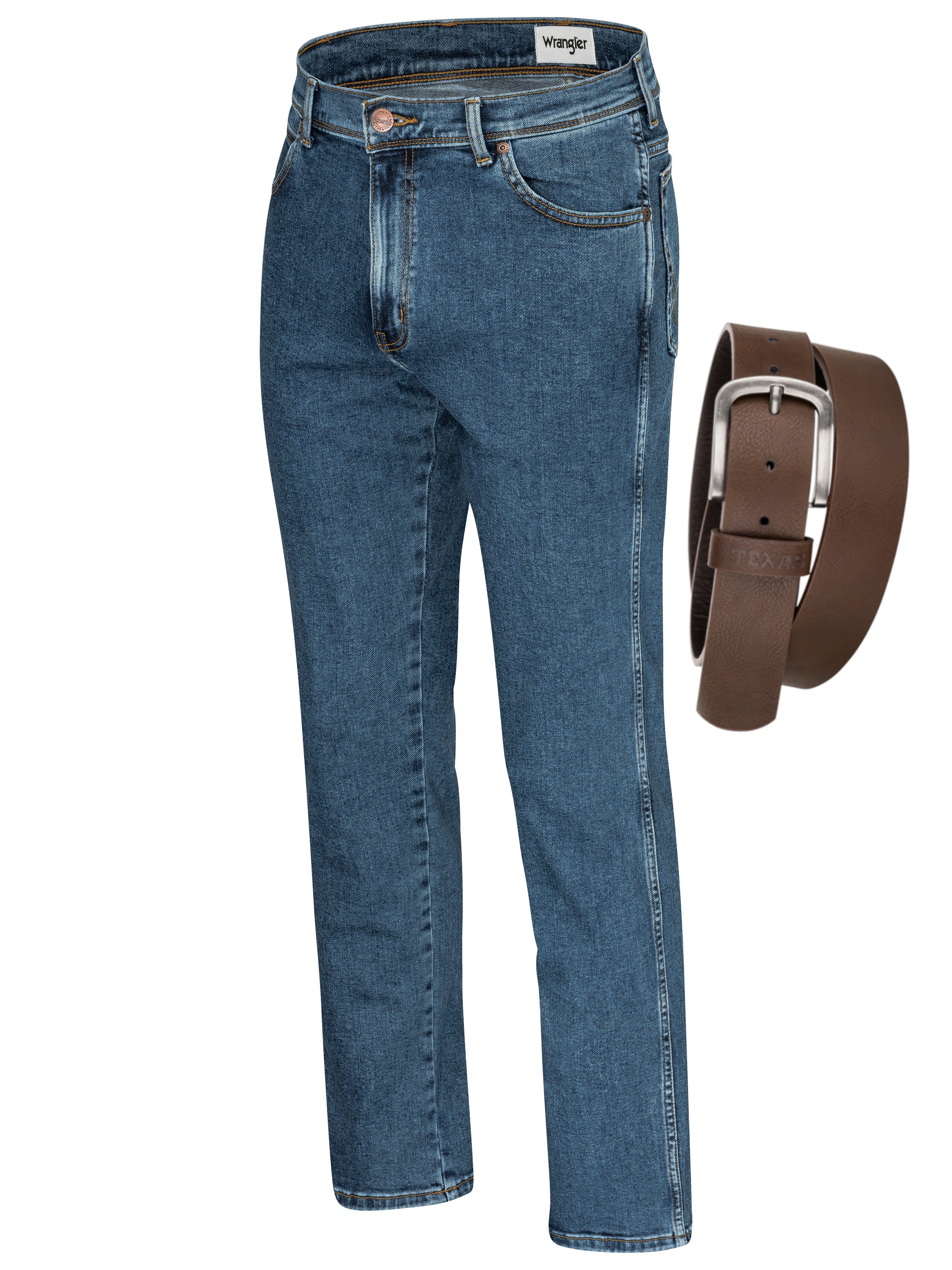 Wrangler Straight-Jeans Texas Authentic Straight Herrenstrechjeans günstig online kaufen
