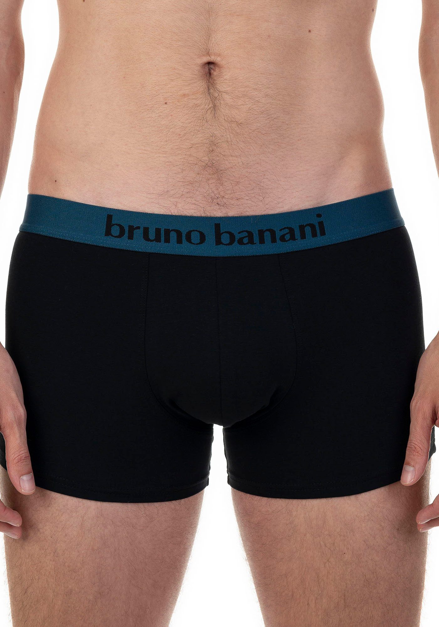 Bruno Banani Boxer "Flowing", (2er Pack), mit kontrastreichem Logobund günstig online kaufen