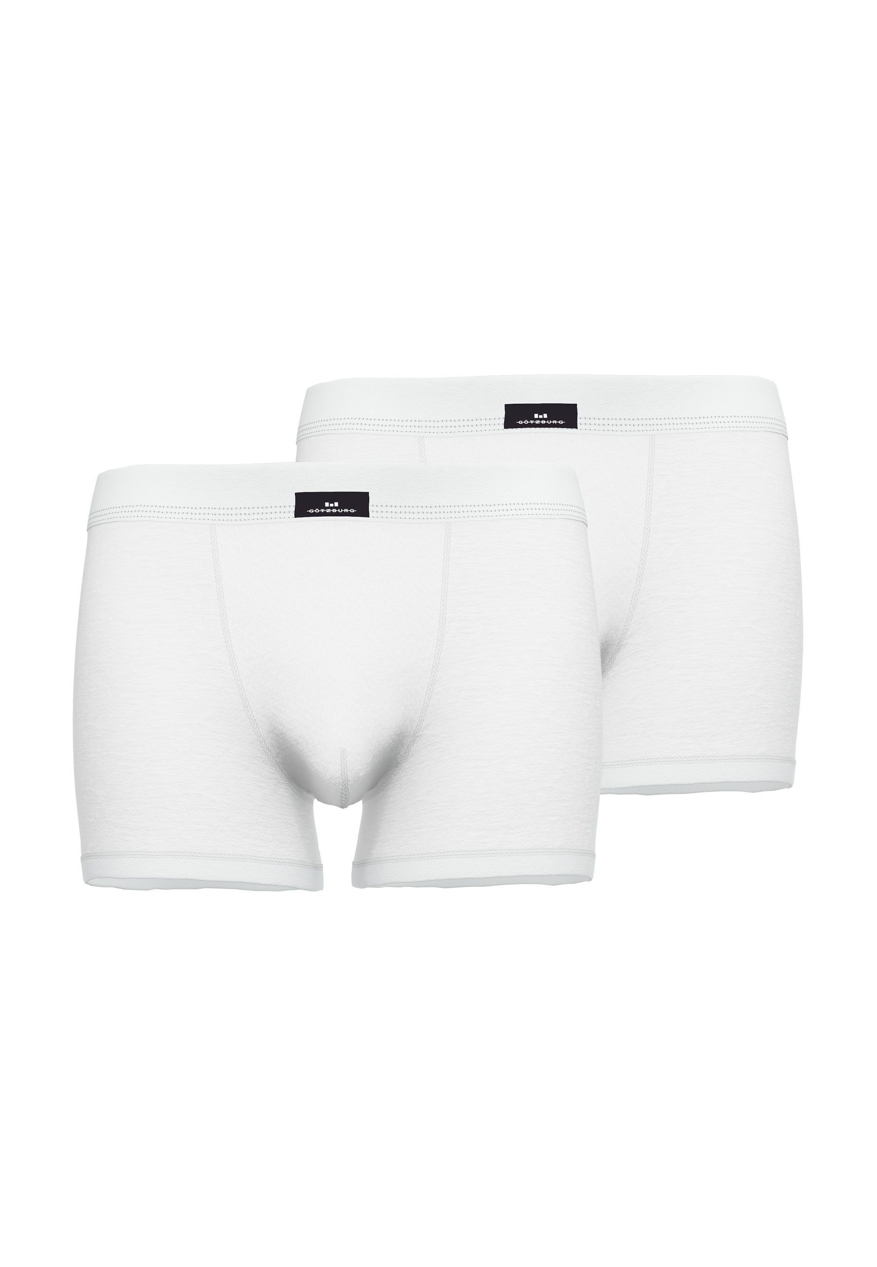 GÖTZBURG Boxershorts "X-lastic", (2er-Pack), basic, elastischer Bund, eng, günstig online kaufen