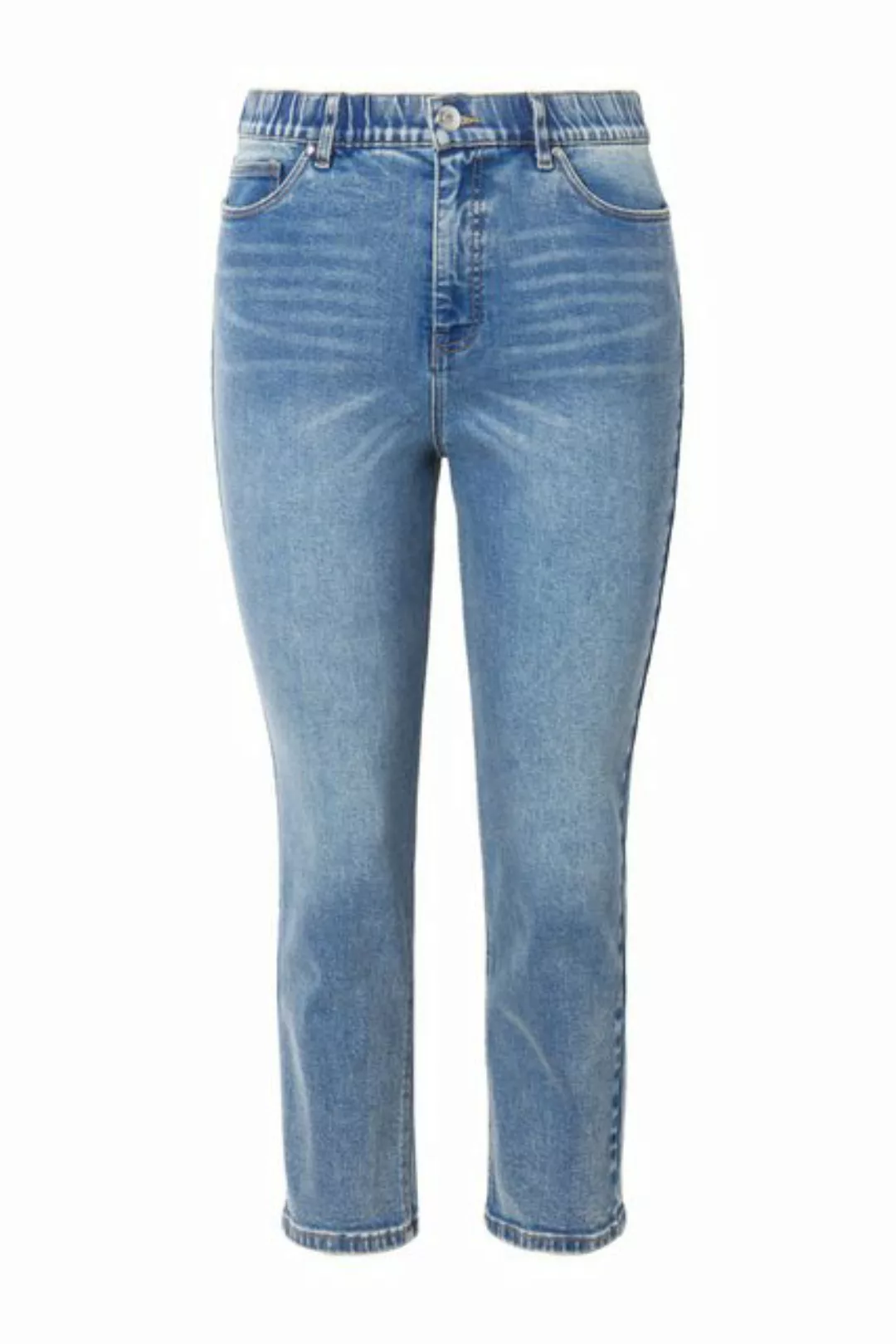 Studio Untold Funktionshose Mom-Jeans wide Legs 5-Pocket Elastikbund günstig online kaufen