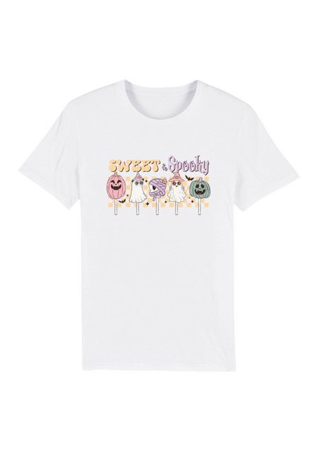 F4NT4STIC T-Shirt Retro Halloween Sweet & Spooky Premium Qualität, Hallowee günstig online kaufen