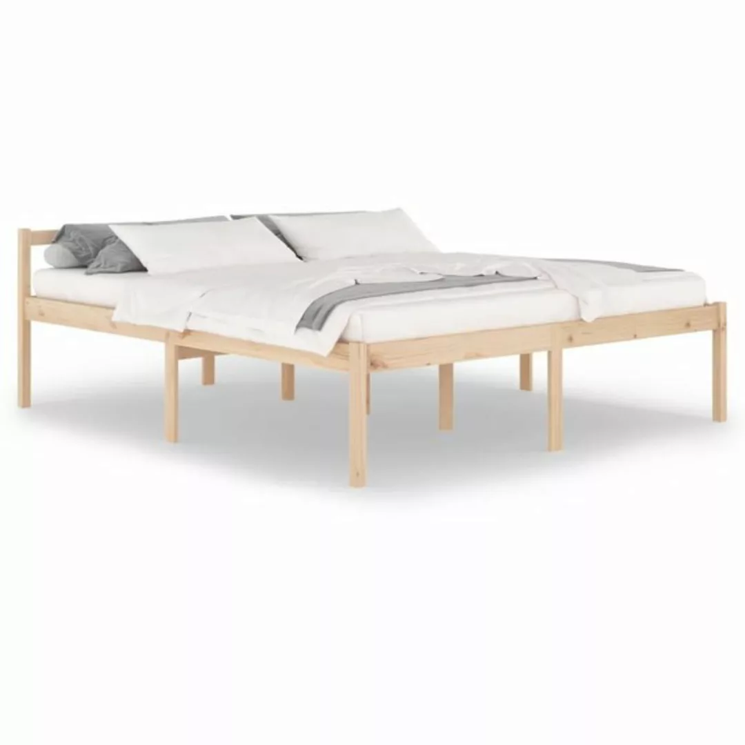 furnicato Bett Seniorenbett 180x200 cm Massivholz Kiefer (1-tlg) günstig online kaufen