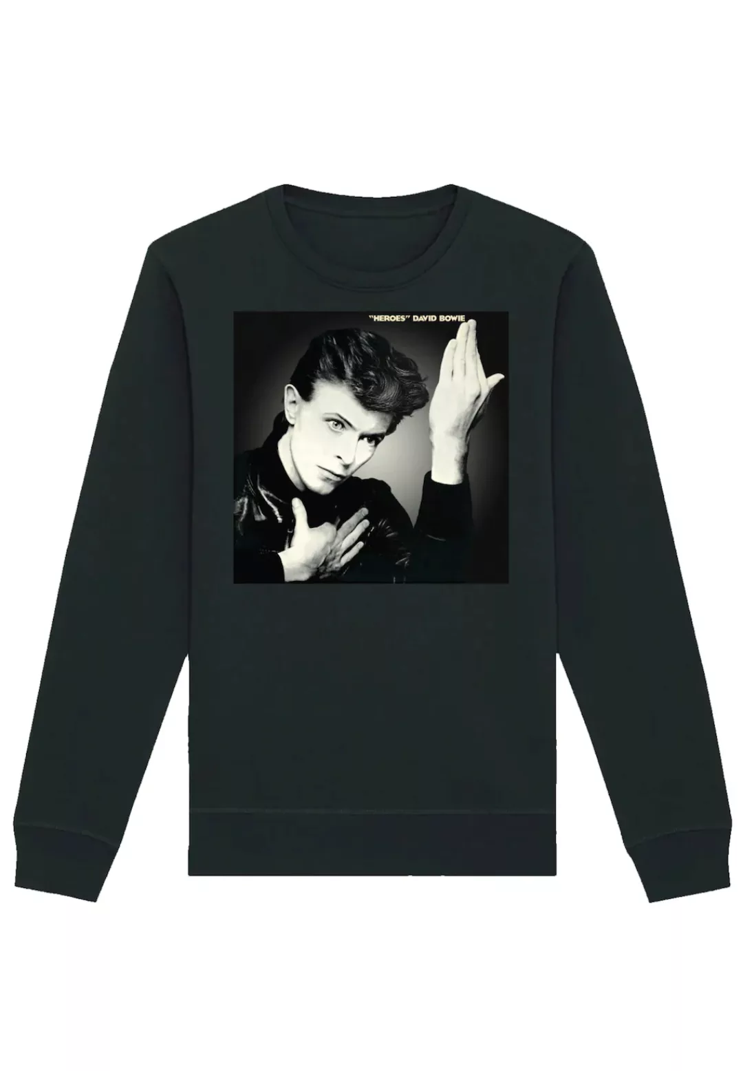 F4NT4STIC Sweatshirt "David Bowie Heroes Album Cover", Premium Qualität günstig online kaufen