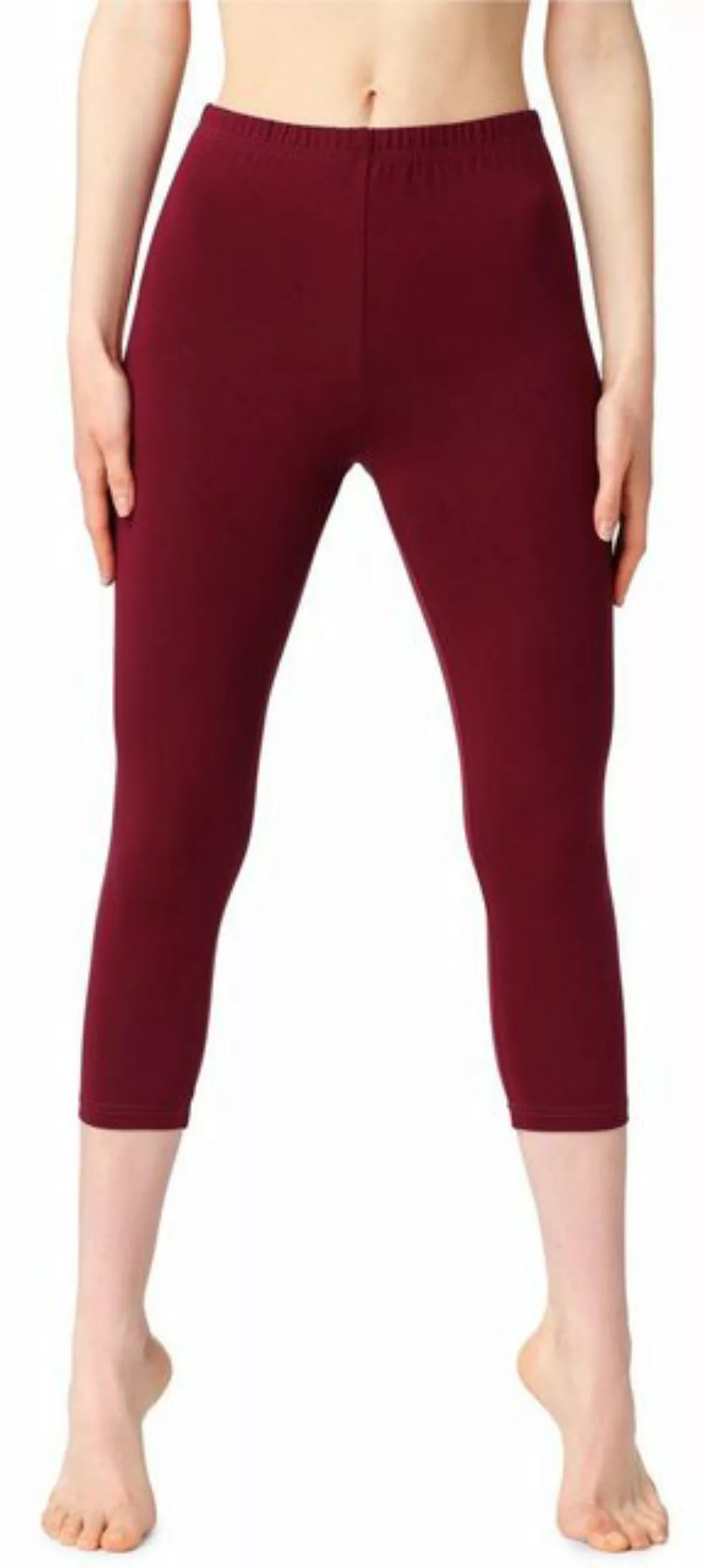 Bellivalini Leggings Damen 3/4 Capri Leggings aus Baumwolle BLV50-199 (1-tl günstig online kaufen