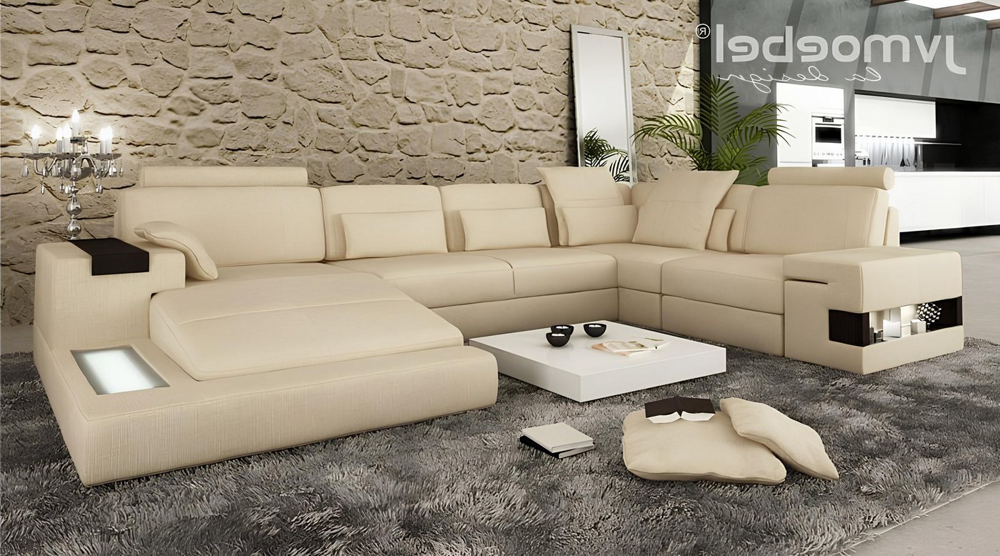 Xlmoebel Ecksofa Neue Ecksofa Wohnlandschaft in U-Form Polstermöbel Couch n günstig online kaufen