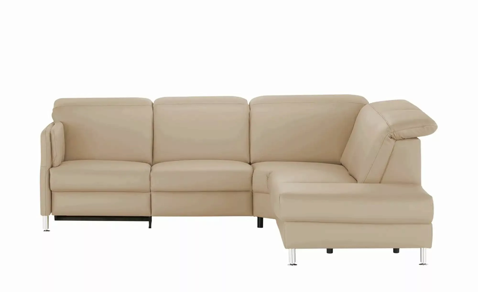 meinSofa Leder-Ecksofa  Leon ¦ beige ¦ Maße (cm): B: 259 H: 83 T: 236 Polst günstig online kaufen