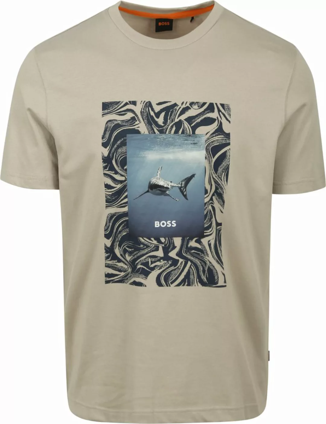 BOSS T-shirt Tucan Beige - Größe L günstig online kaufen