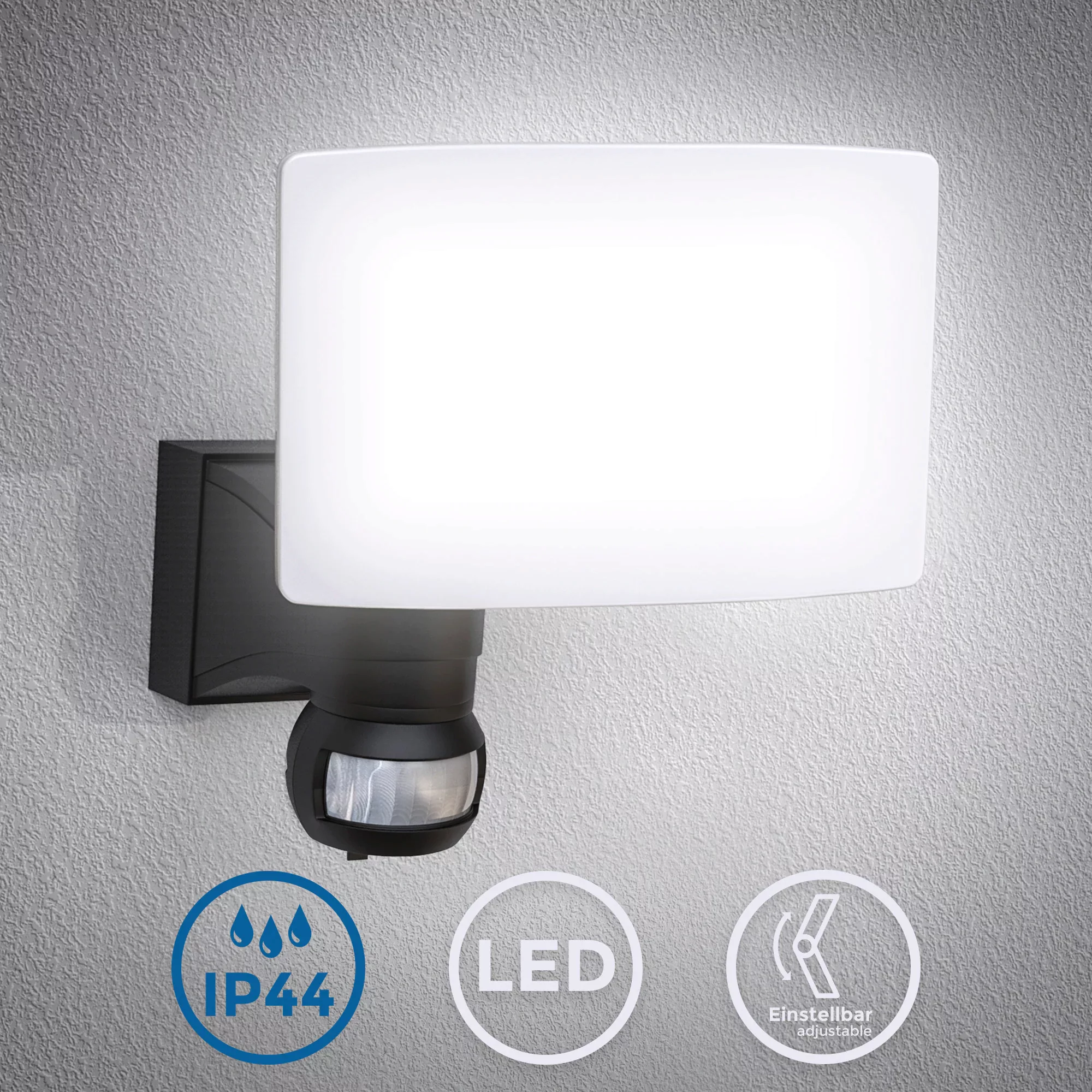 B.K.Licht LED Außen-Wandleuchte, 1 x LED-Platine 20 Watt, 2.300lm, 4.000K, günstig online kaufen