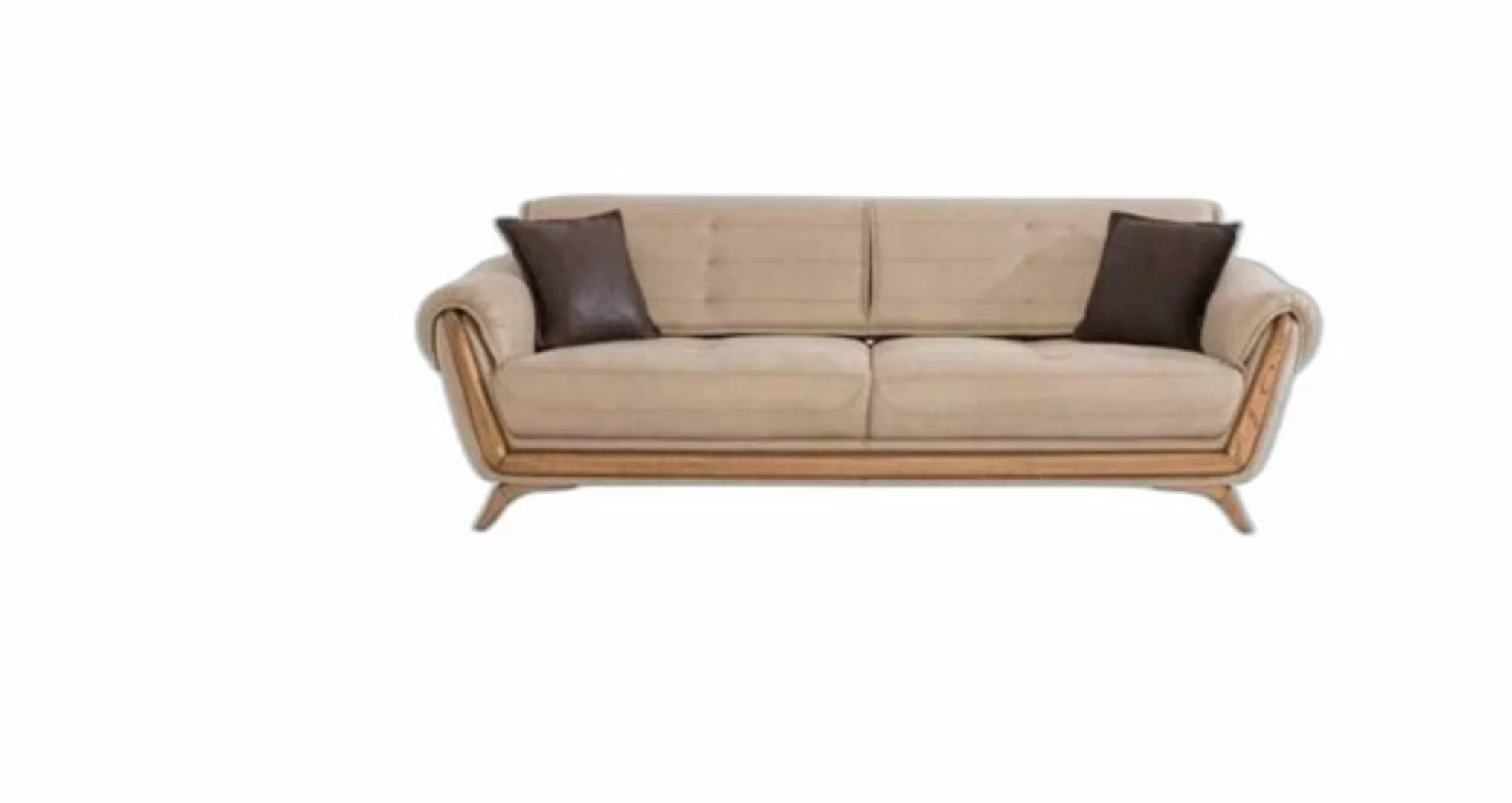 Xlmoebel Sofa Beige Dreisitzer Sofa Möbel Gestaltung Sofas Couchs, Hergeste günstig online kaufen