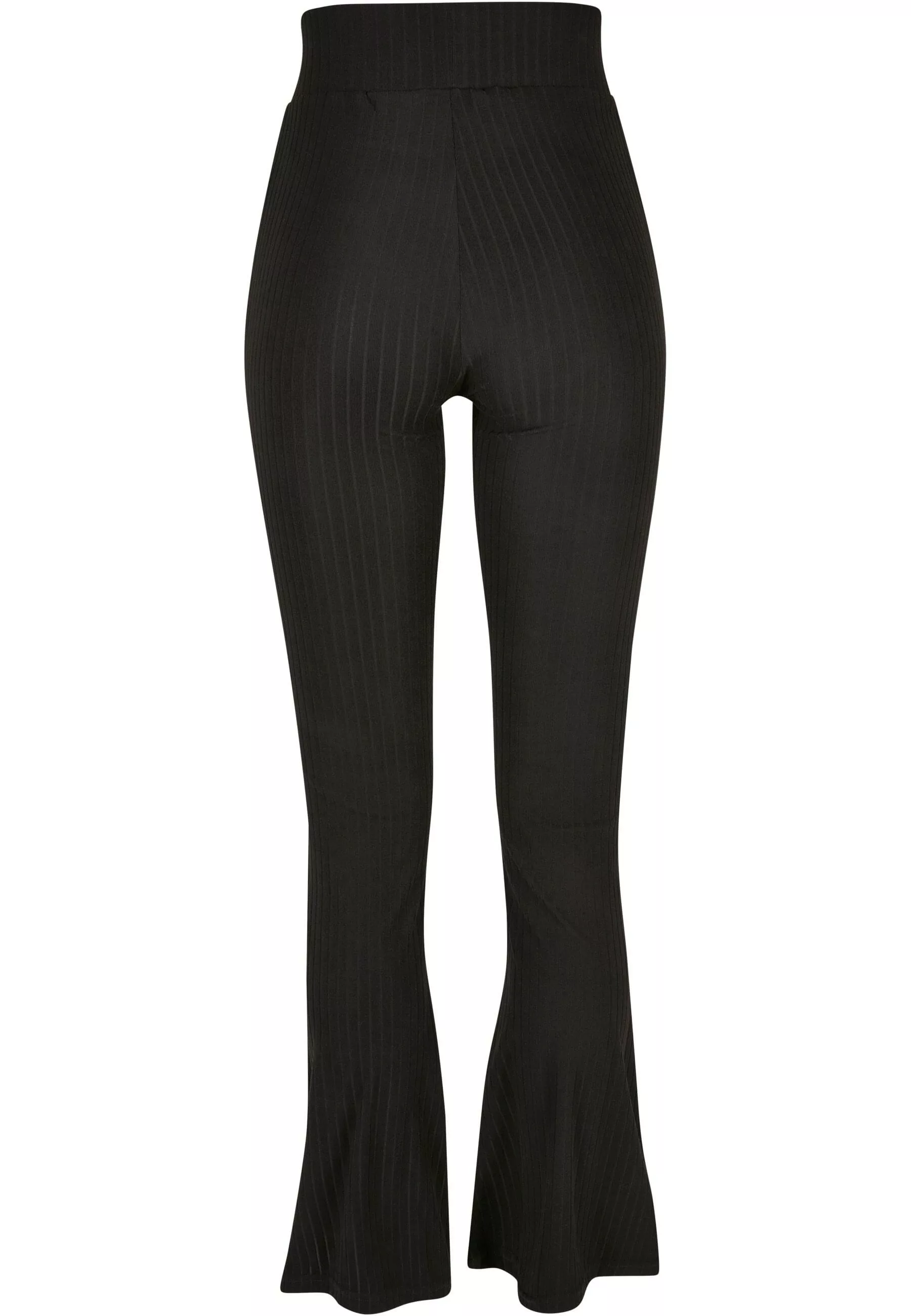 URBAN CLASSICS Leggings "Urban Classics Damen Ladies High Waist Rib Flared günstig online kaufen