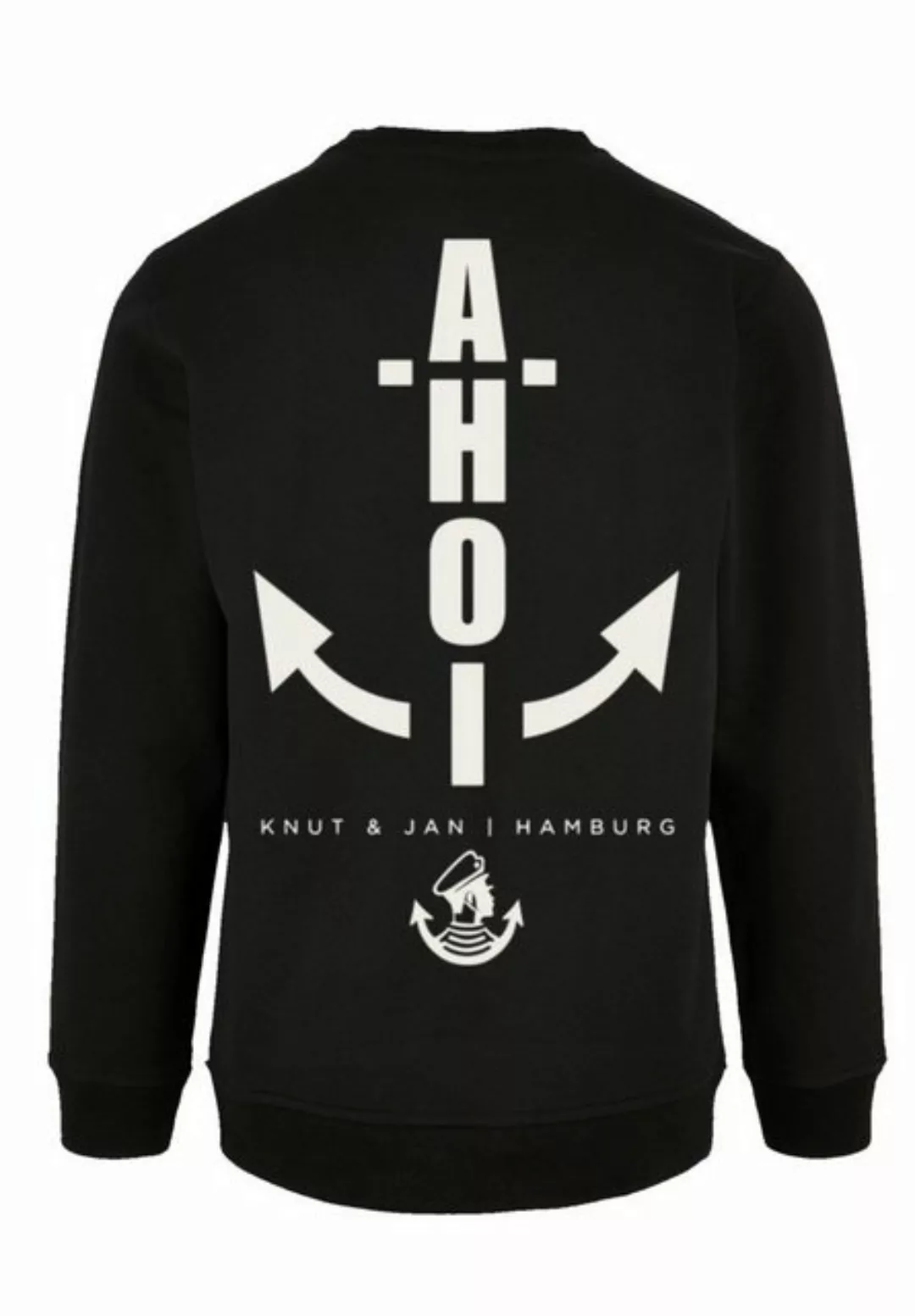 F4NT4STIC Kapuzenpullover Herren Sweatshirt Ahoi Anker Knut & Jan Hamburg P günstig online kaufen