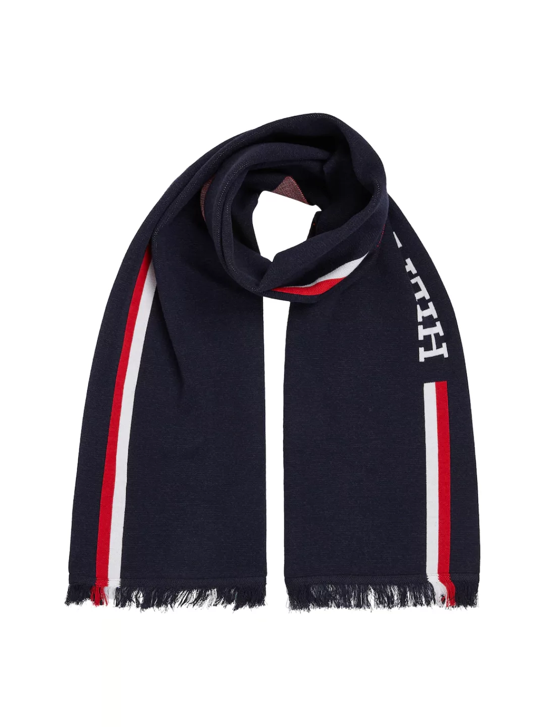 Tommy Hilfiger Modeschal "TH MONOTYPE SCARF", mit eingearbeitetem Logoschri günstig online kaufen