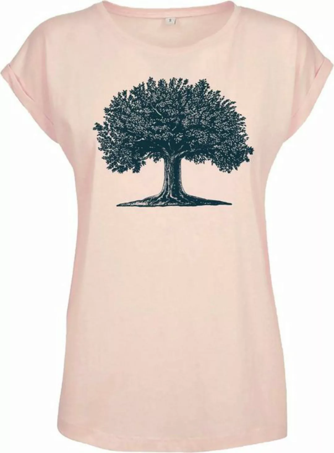 Baddery Print-Shirt Garten T-Shirt Damen: "Arbor Magna" - Frauen Tshirt - N günstig online kaufen