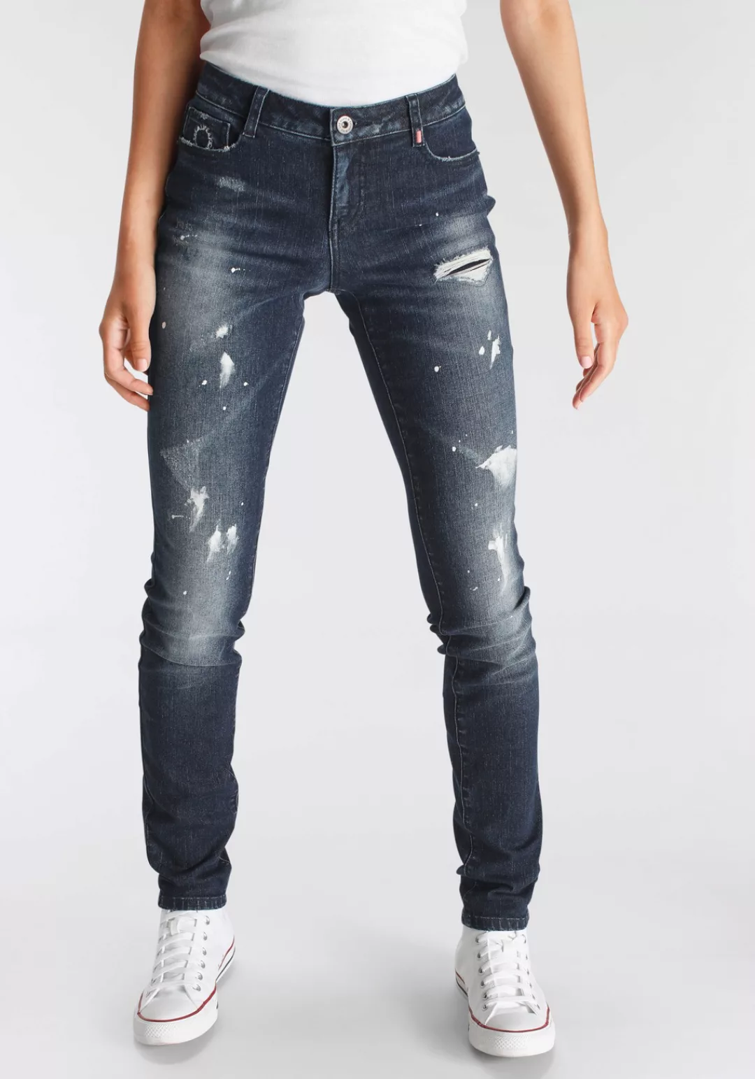 Alife & Kickin Low-rise-Jeans "Laser SLIM-FIT NolaAK", NEUE KOLLEKTION günstig online kaufen