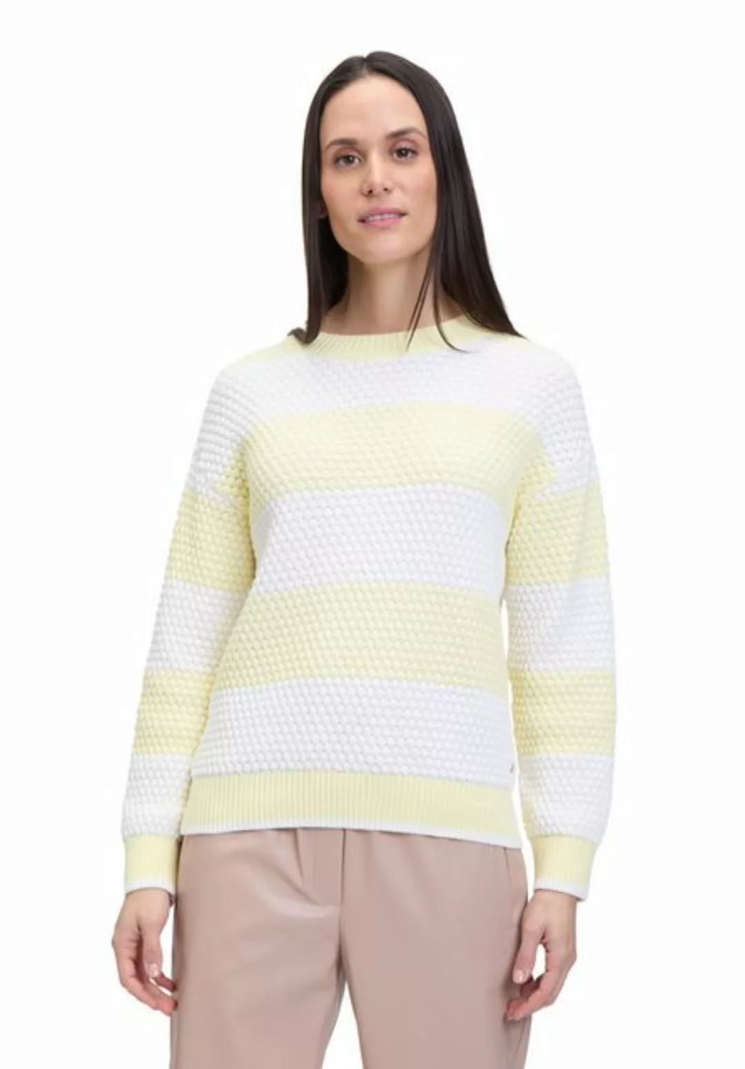 Betty&Co Strickpullover Betty & Co Strickpullover mit Struktur (1-tlg) Stru günstig online kaufen