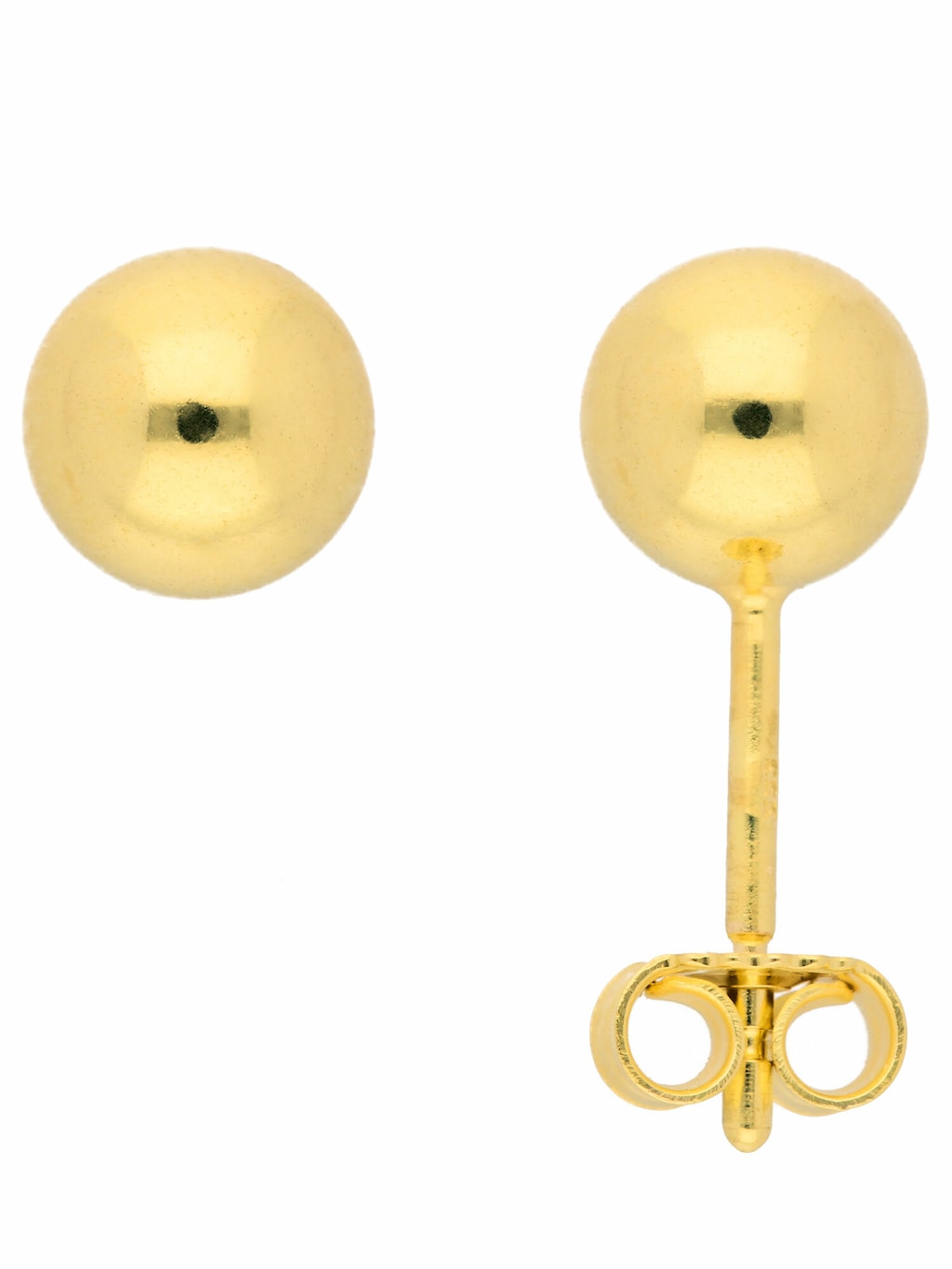 Adelia´s Paar Ohrhänger "1 Paar 585 Gold Ohrringe / Ohrstecker Ø 6 mm", 585 günstig online kaufen