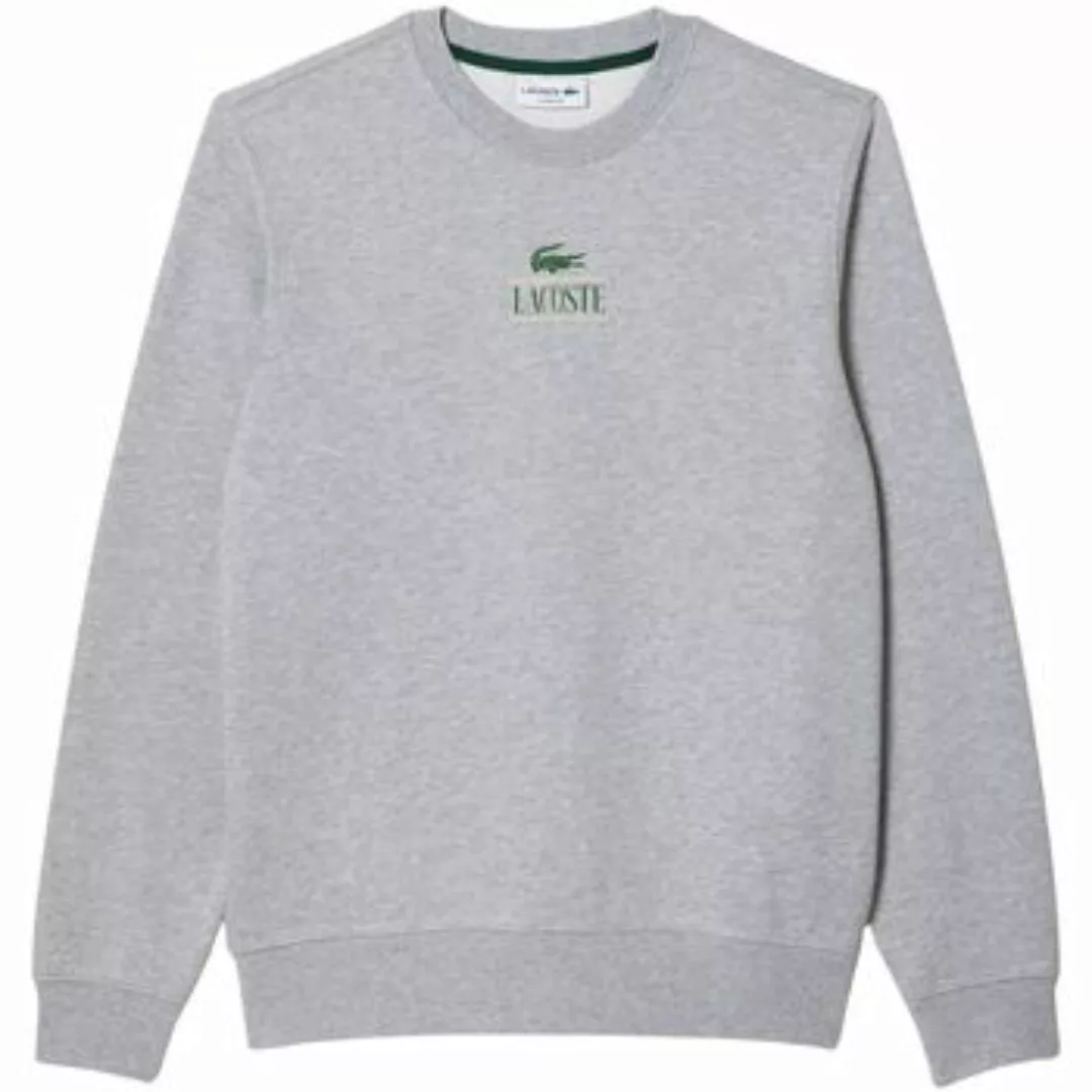 Lacoste  Sweatshirt Sweatshirt Pullover mit Rippbündchen und Logo günstig online kaufen