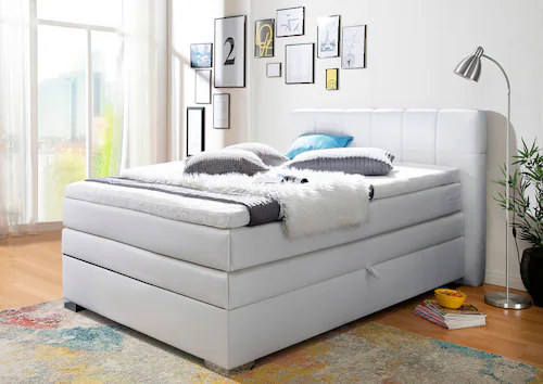 INOSIGN Boxspringbett "Airdrie", inkl. Bettkasten und Topper günstig online kaufen