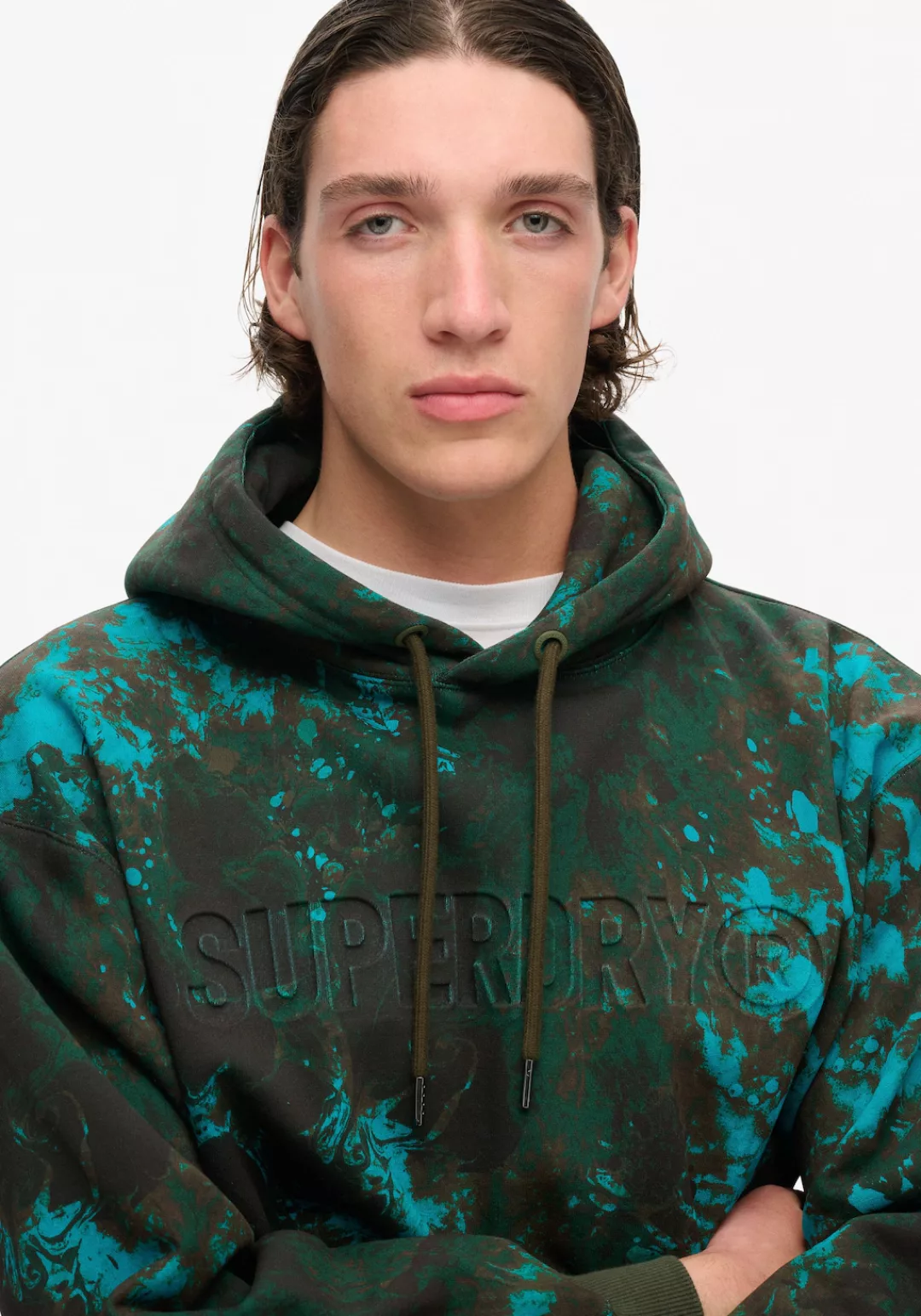 Superdry Kapuzensweatshirt "UTILITY CAMO LOGO LOOSE HOOD" günstig online kaufen