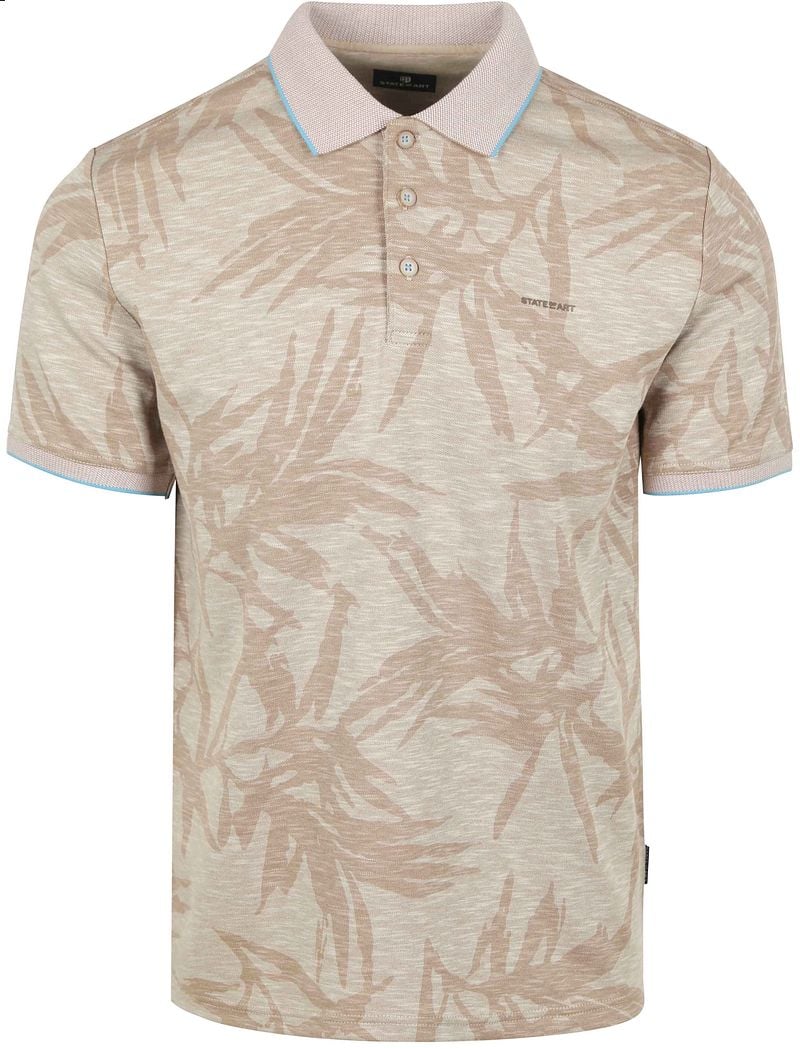 State of Art Poloshirt Faded Leaf Beige - Größe XXL günstig online kaufen
