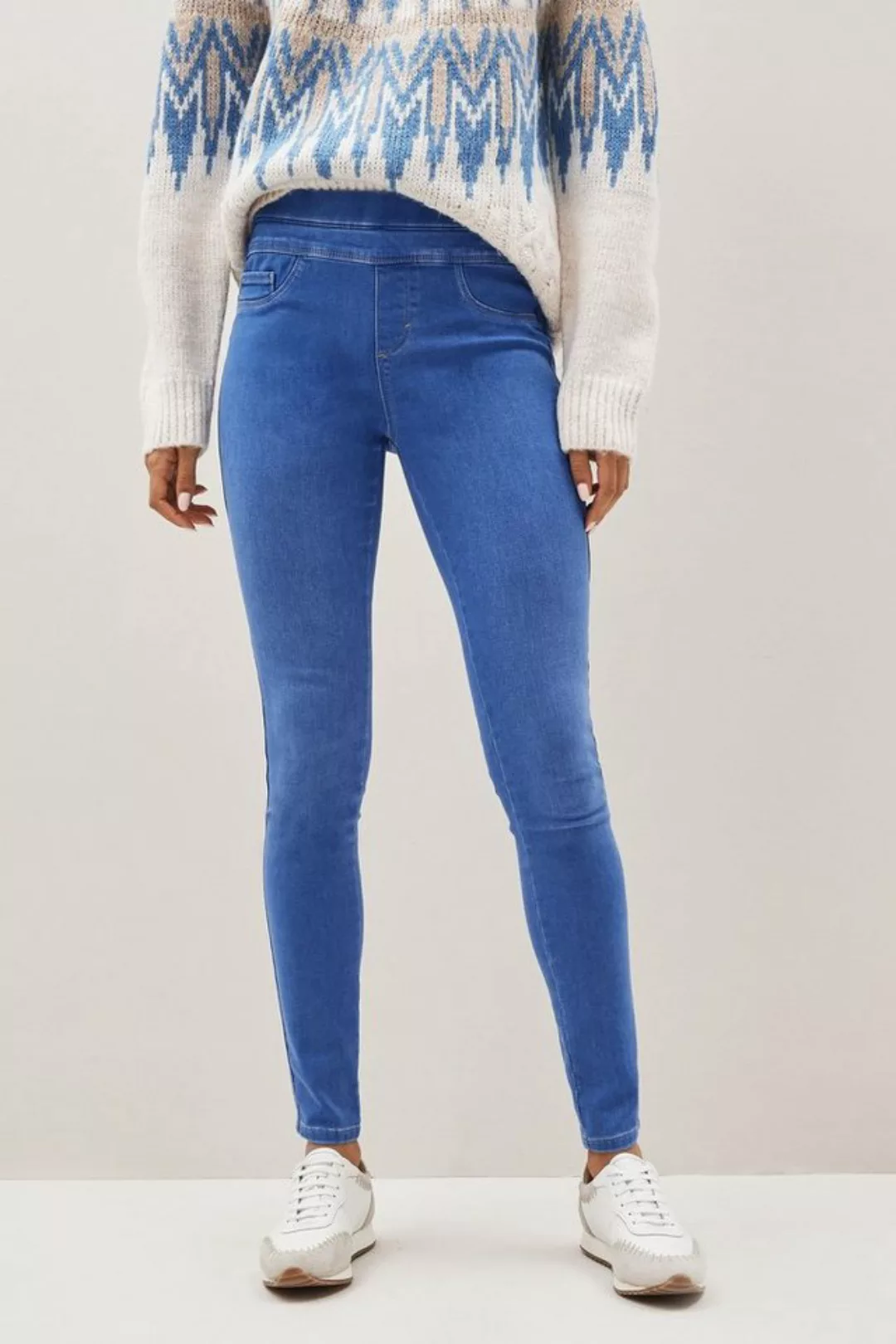 Next Jeansleggings Figurformende weiche Superstretch-Jeansleggings (1-tlg) günstig online kaufen