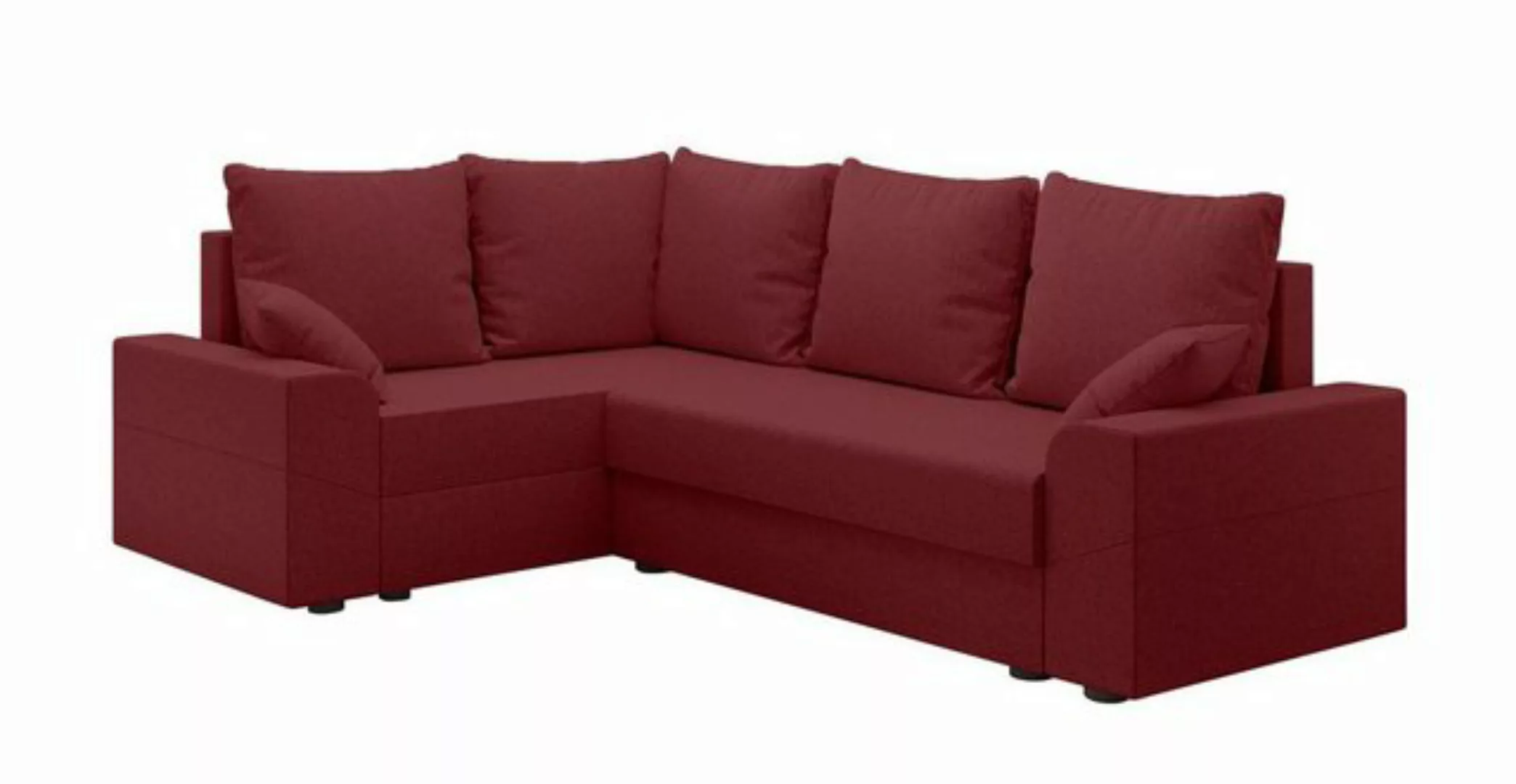 Stylefy Ecksofa Montero, L-Form, Eckcouch, Sofa, Sitzkomfort, mit Bettfunkt günstig online kaufen