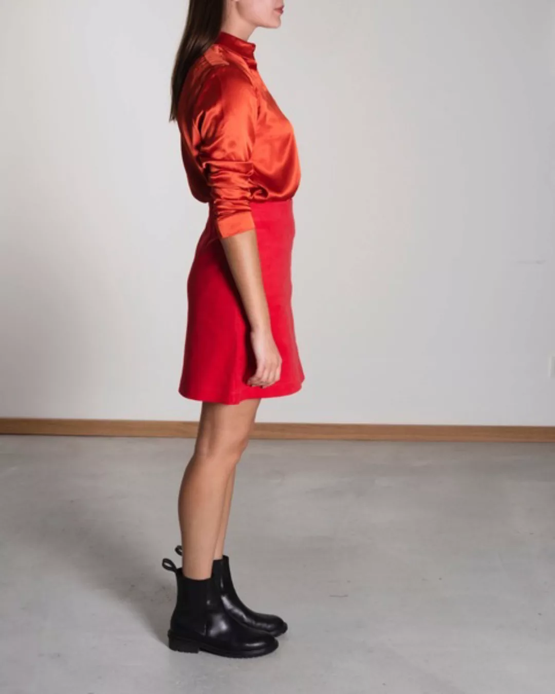 Bluse Portia Silky Orange günstig online kaufen