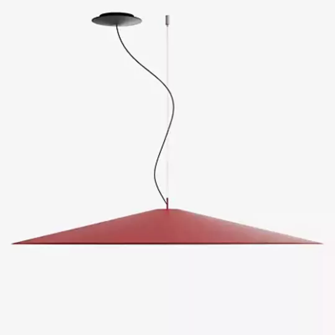 Luceplan Koine Pendelleuchte LED, rot - ø110 cm - Push/Dali günstig online kaufen