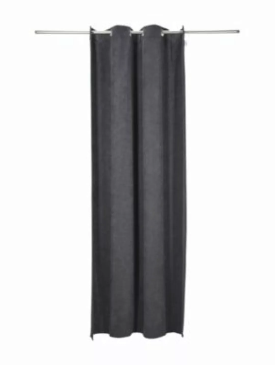 Ösenschal Casual Cord • 140 x 245 cm • Uni Farben • Cord Optik - Anthrazit günstig online kaufen