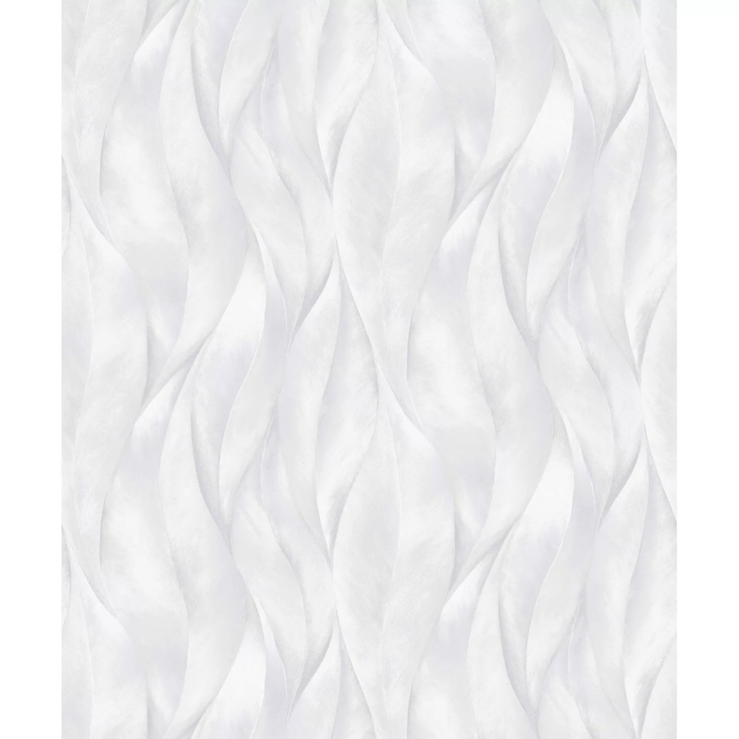 Bricoflor Vlies Mustertapete in Weiß Grau Elegante Tapete mit Blätter Muste günstig online kaufen