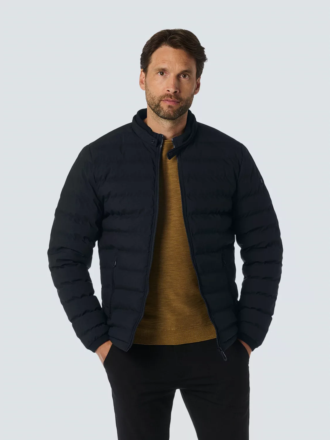 NO EXCESS Leichtdaunenjacke "No Excess Leichte Steppjacke mit sportlichem L günstig online kaufen