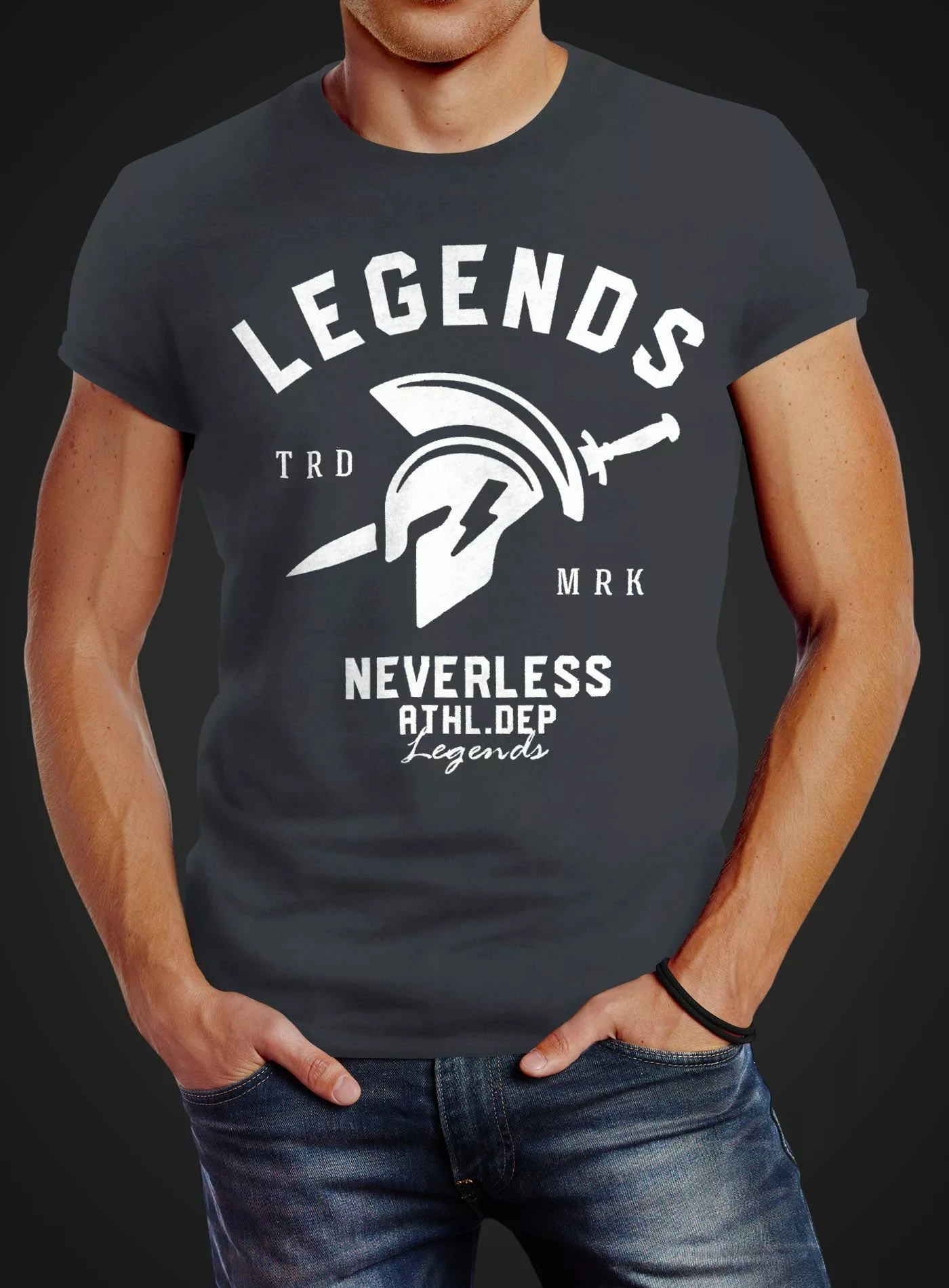 Neverless Print-Shirt Cooles Herren T-Shirt Legends günstig online kaufen