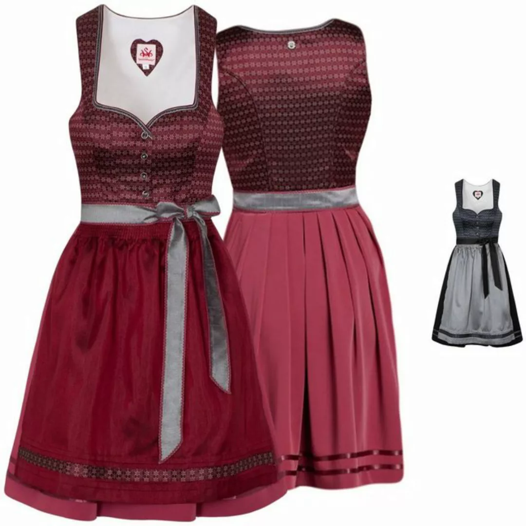 Spieth & Wensky Dirndl Wiga-Dirndl 2-teiliges Midi-Dirndl Kleid Dirndl Trac günstig online kaufen