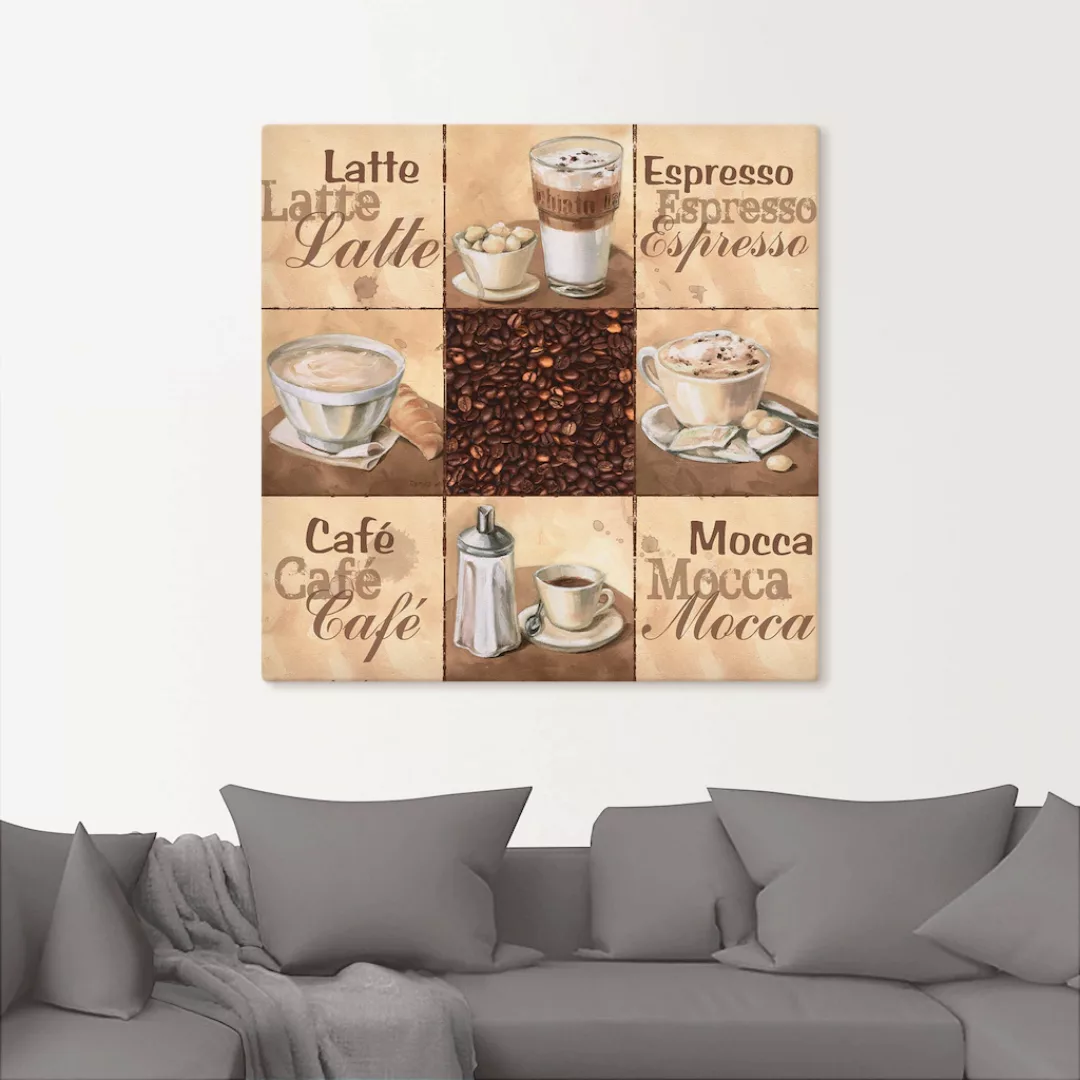 Artland Wandbild »Kaffee Collage II«, Getränke, (1 St.) günstig online kaufen