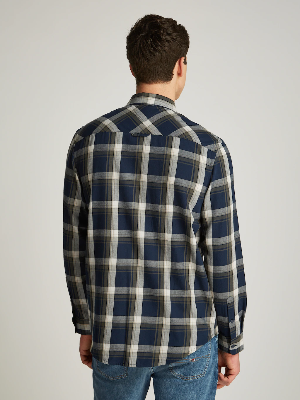 Tommy Jeans Plus Langarmhemd "TJM REG CHECK FLANNEL SHIRT EXT", in Großen G günstig online kaufen