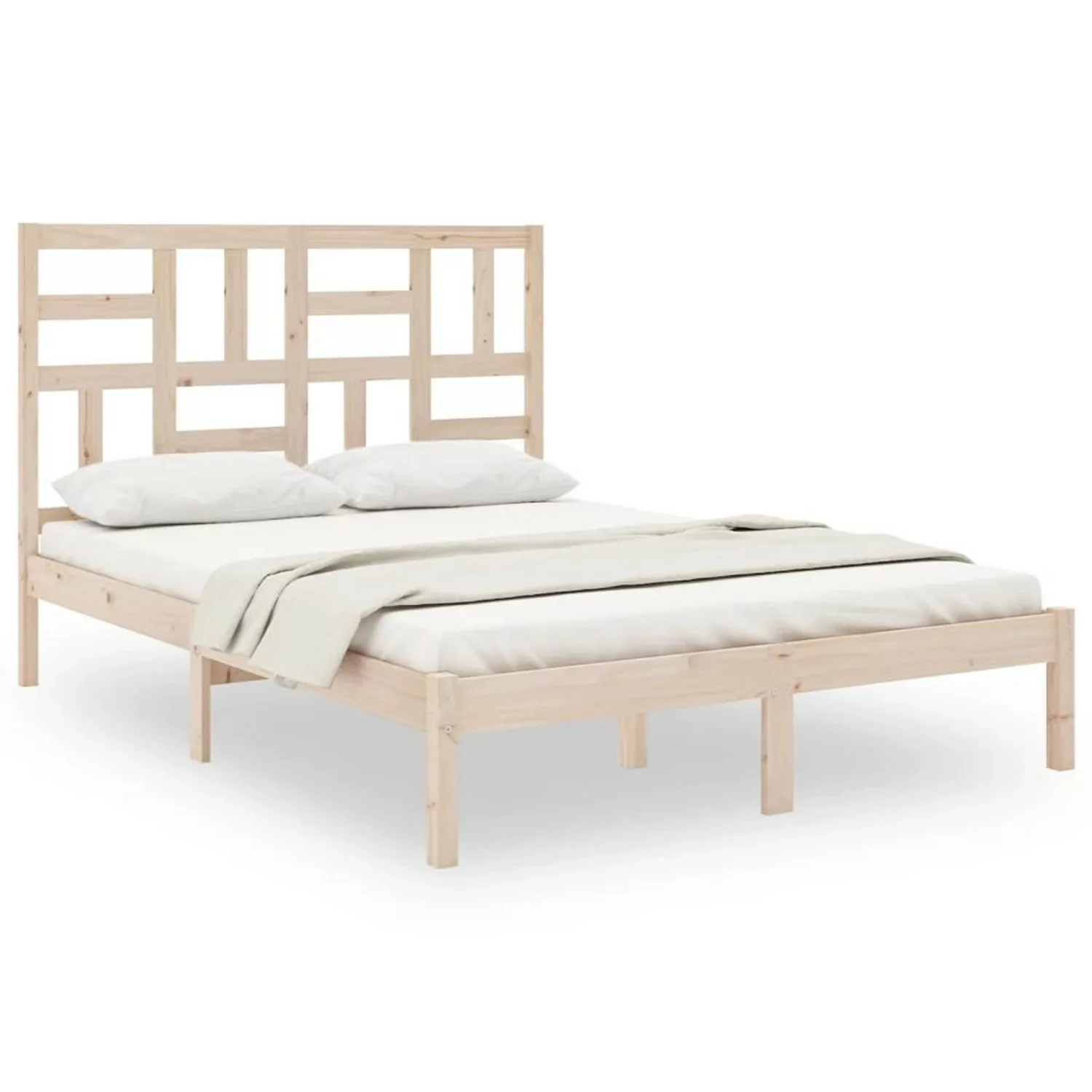Vidaxl Massivholzbett 120x190 Cm 4ft Small Double günstig online kaufen