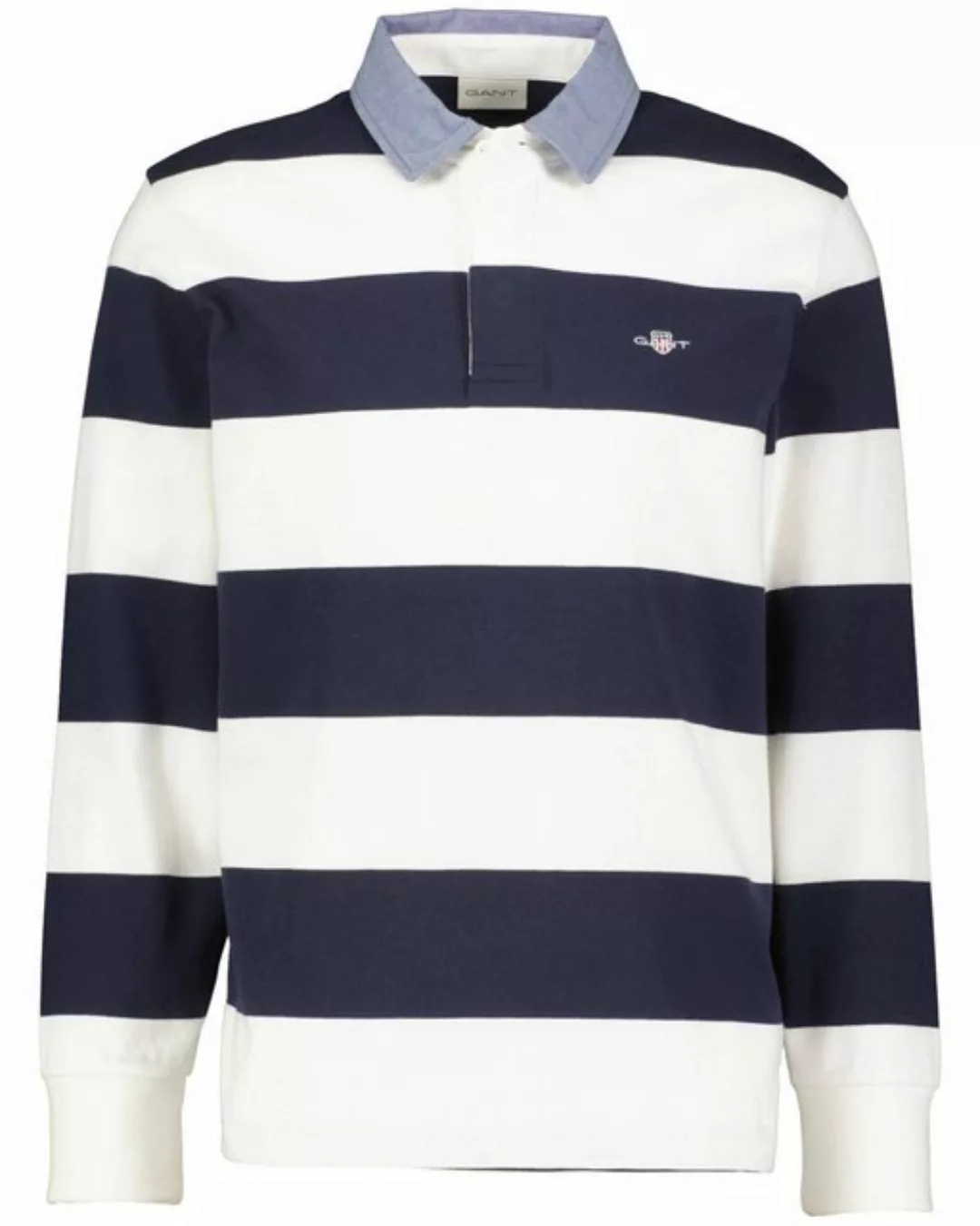 Gant Langarmshirt REG CHAMBRAY STRIPE HEAVY RUGGER günstig online kaufen