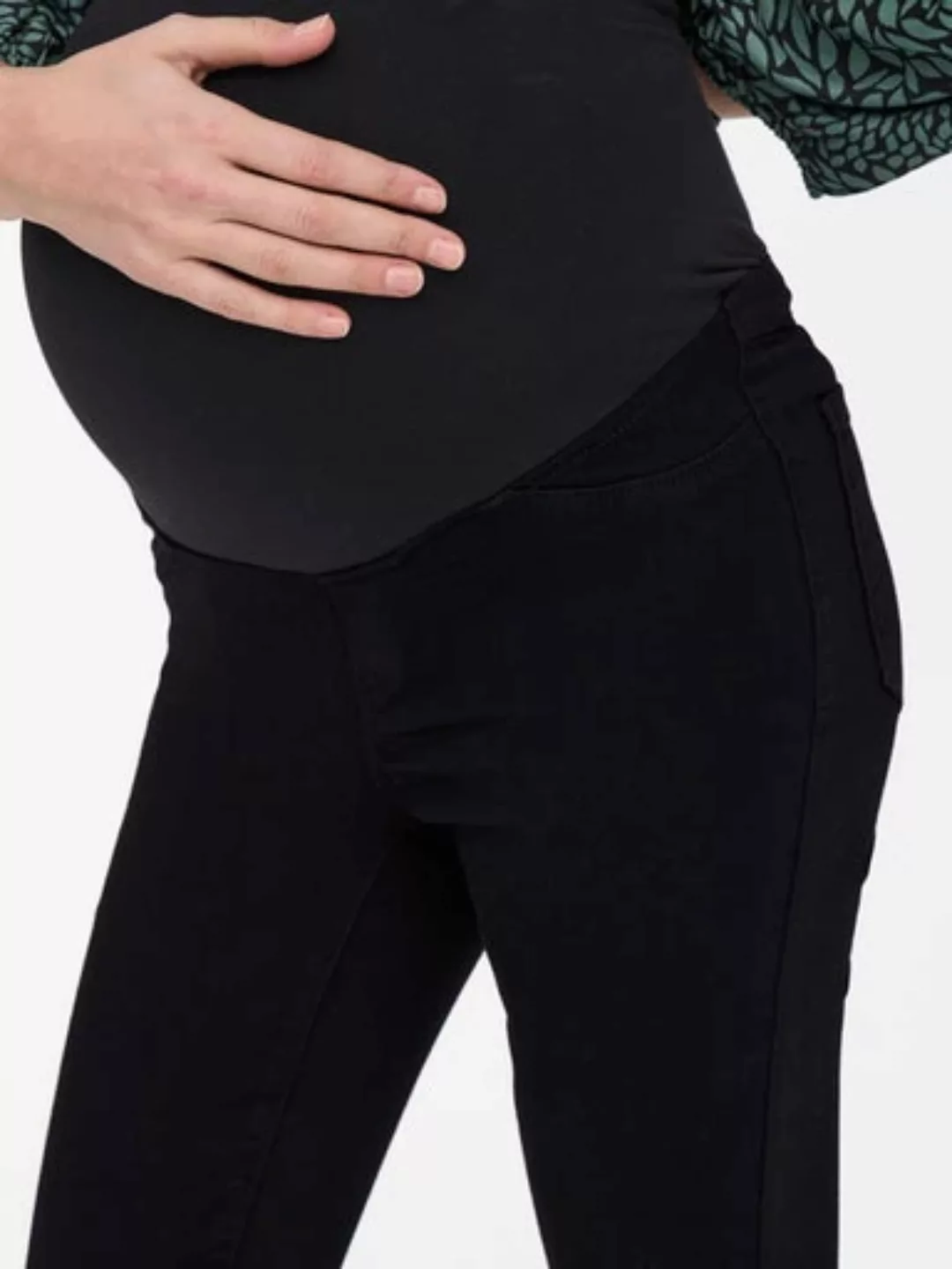 ONLY MATERNITY Umstandsjeans "OLMRAIN REG SK JEGGING BLACK DNM NOOS" günstig online kaufen