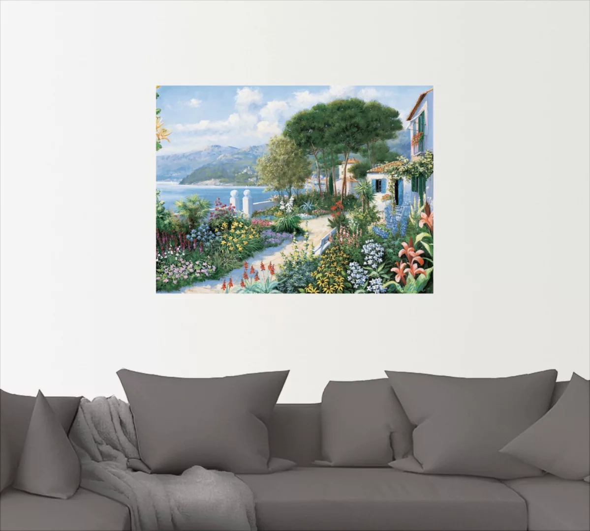 Artland Wandbild "Verstecktes Paradies", Garten, (1 St.), als Leinwandbild, günstig online kaufen