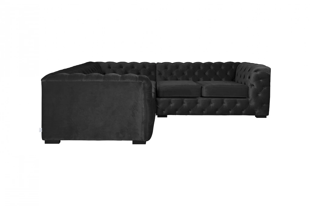 Home affaire Chesterfield-Sofa »KALINA L-Form«, hochwertige Chesterfield-Au günstig online kaufen