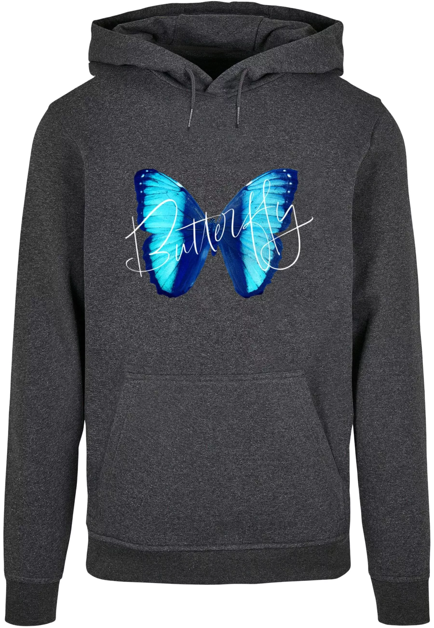 Merchcode Kapuzensweatshirt "Merchcode Herren Butterfly Blue Basic Hoody" günstig online kaufen