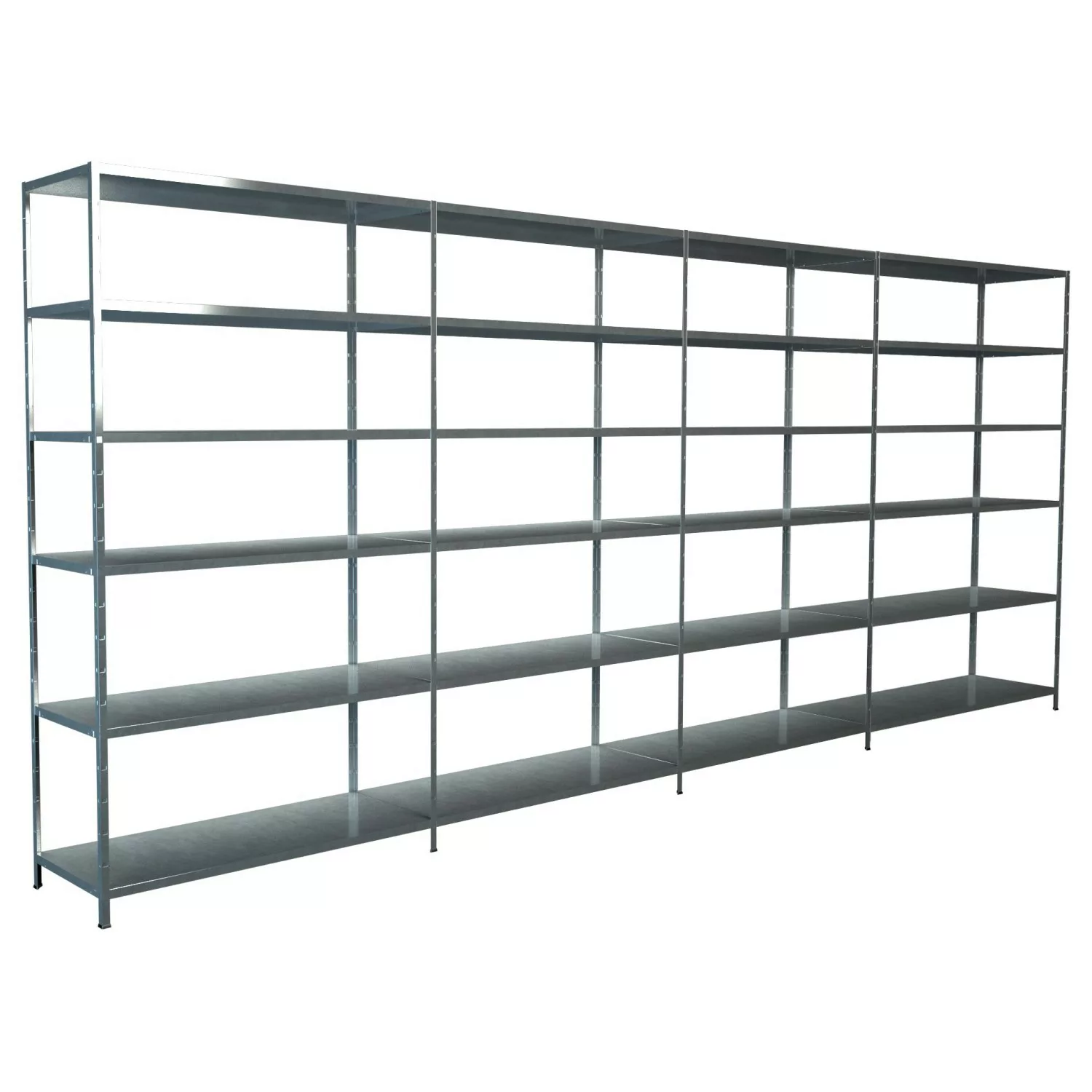 Schulte Steck-Grund-/Anbauregale 230 cm x 380 cm x 50 cm Verzinkt günstig online kaufen