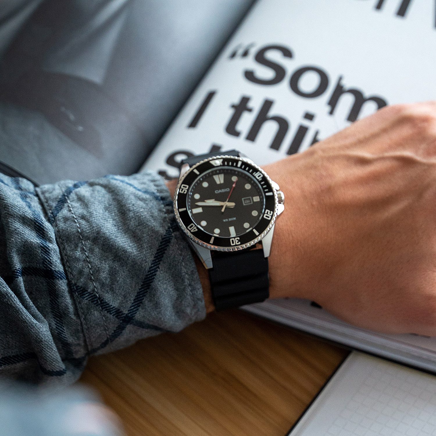 CASIO Taucheruhr Collection Schwarz günstig online kaufen