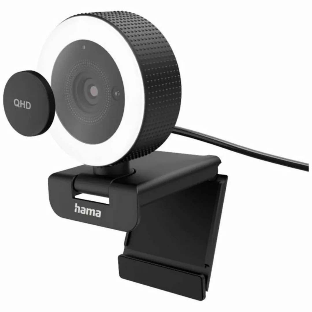 Hama PC Kamera, Webcam mit Ringlicht und Fernbedienung, Streaming, Gaming F günstig online kaufen