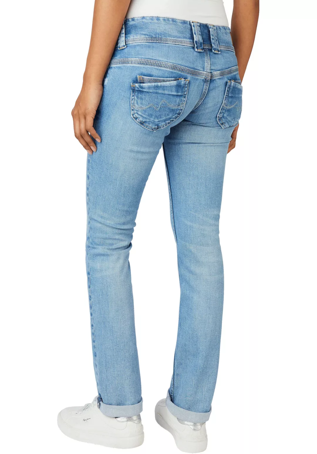 Pepe Jeans Straight-Jeans VENUS mit Badge günstig online kaufen