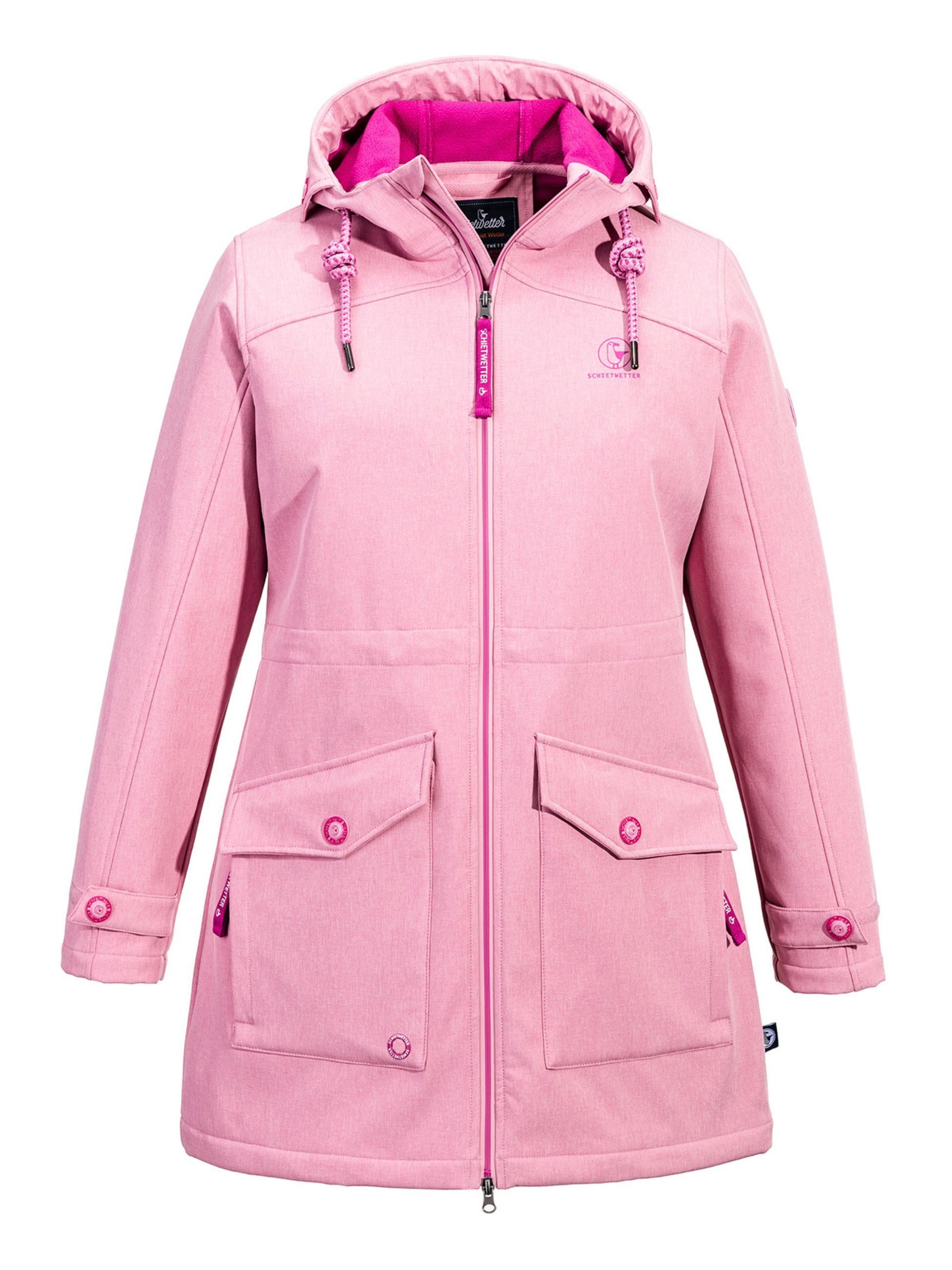 Schietwetter Softshellmantel Damen Softshelljacke "Goldhaar Emmy" günstig online kaufen