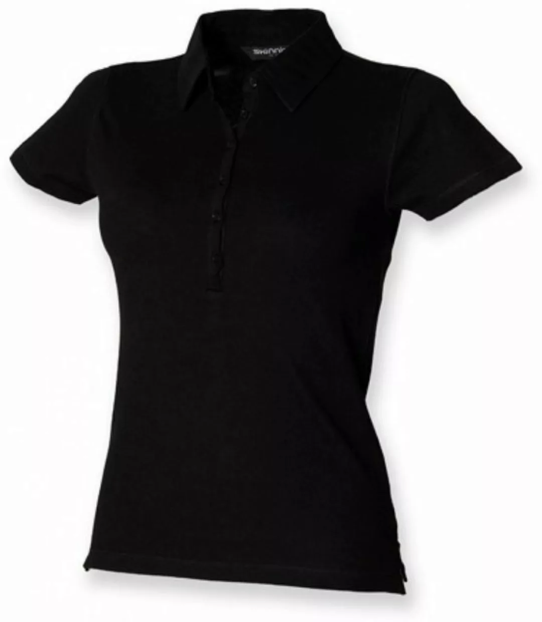 SF Women Poloshirt Damen Short Sleeve Stretch Poloshirt - WRAP günstig online kaufen